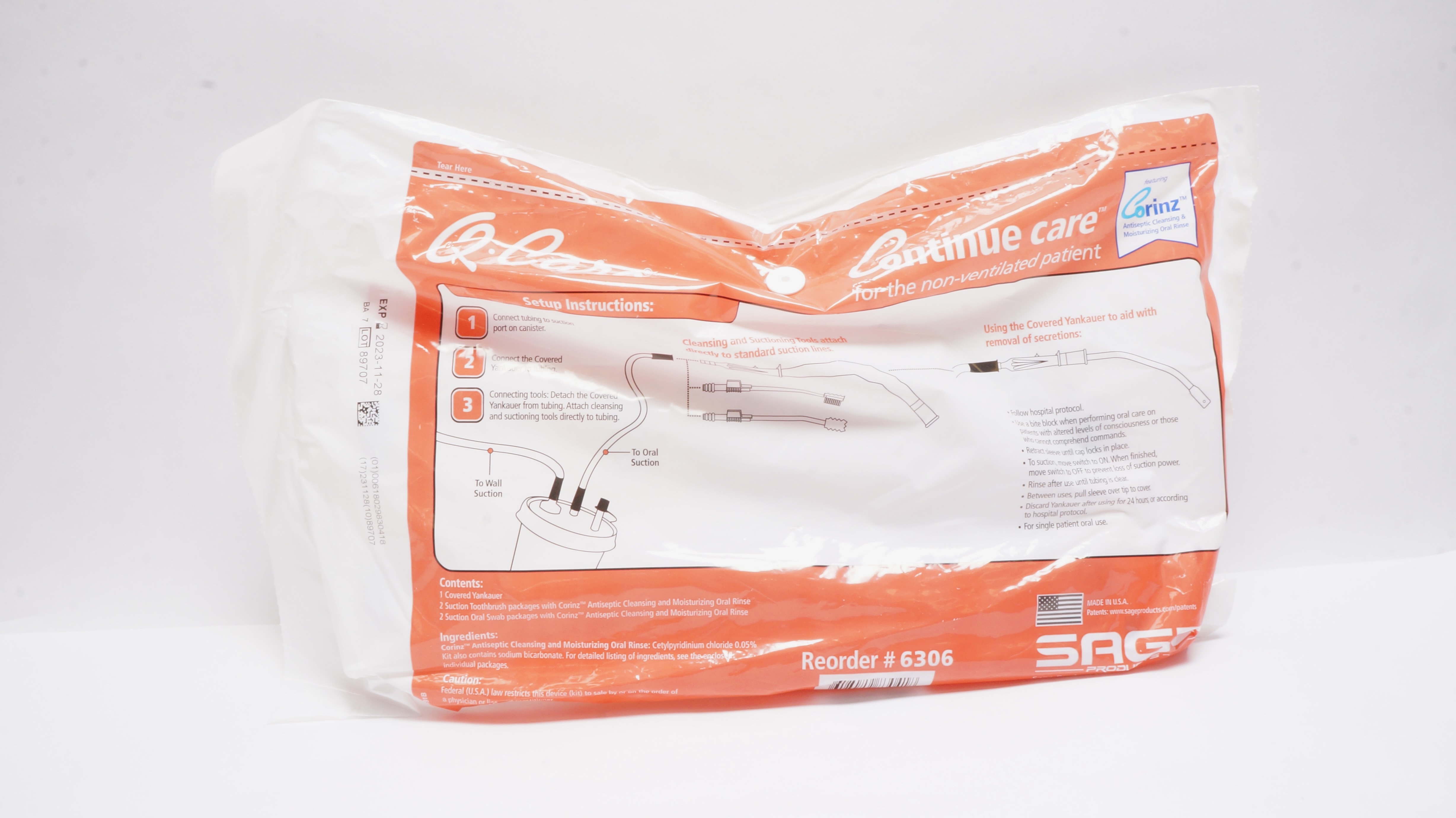 Sage 6306 Q.Care Continue Care for the Non-Ventilated Patient