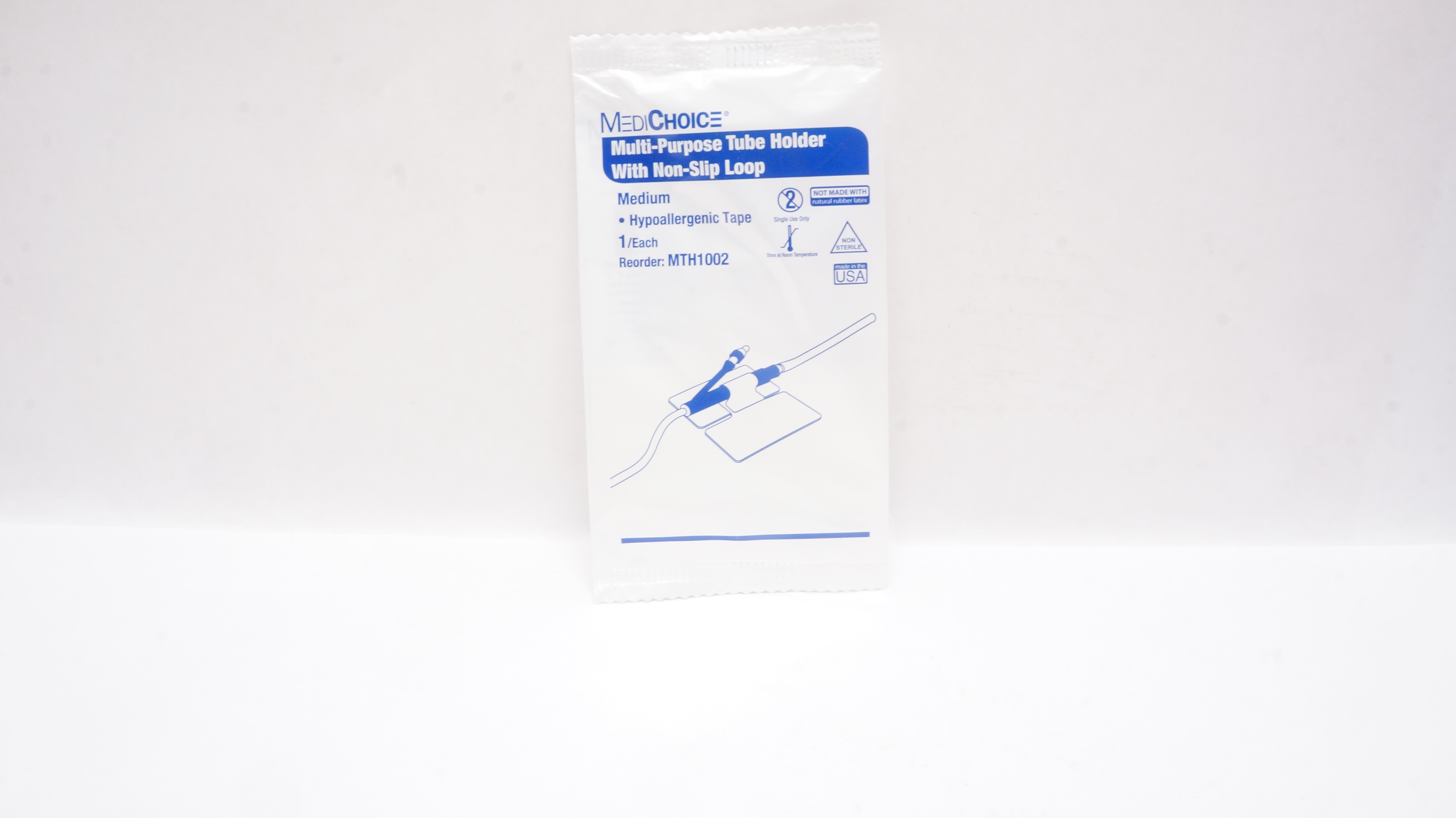 MediChoice MTH1002 Multi-Purpose Tube Holder with Non-Slip Loop, Medium (x)