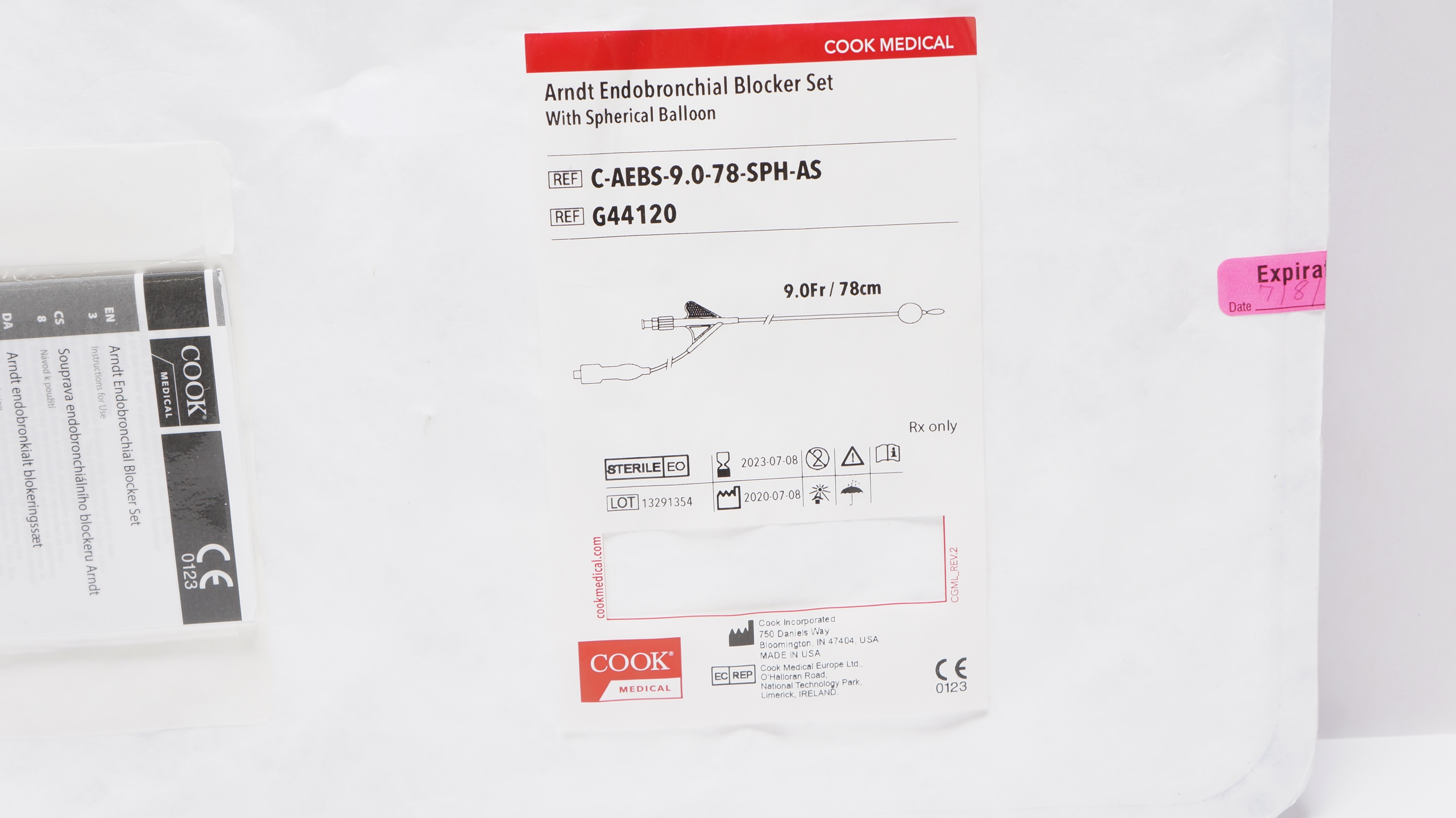 Cook Medical G44120 Arndt Endobronchial Blocker Set 9.0Fr / 78 cm (x)