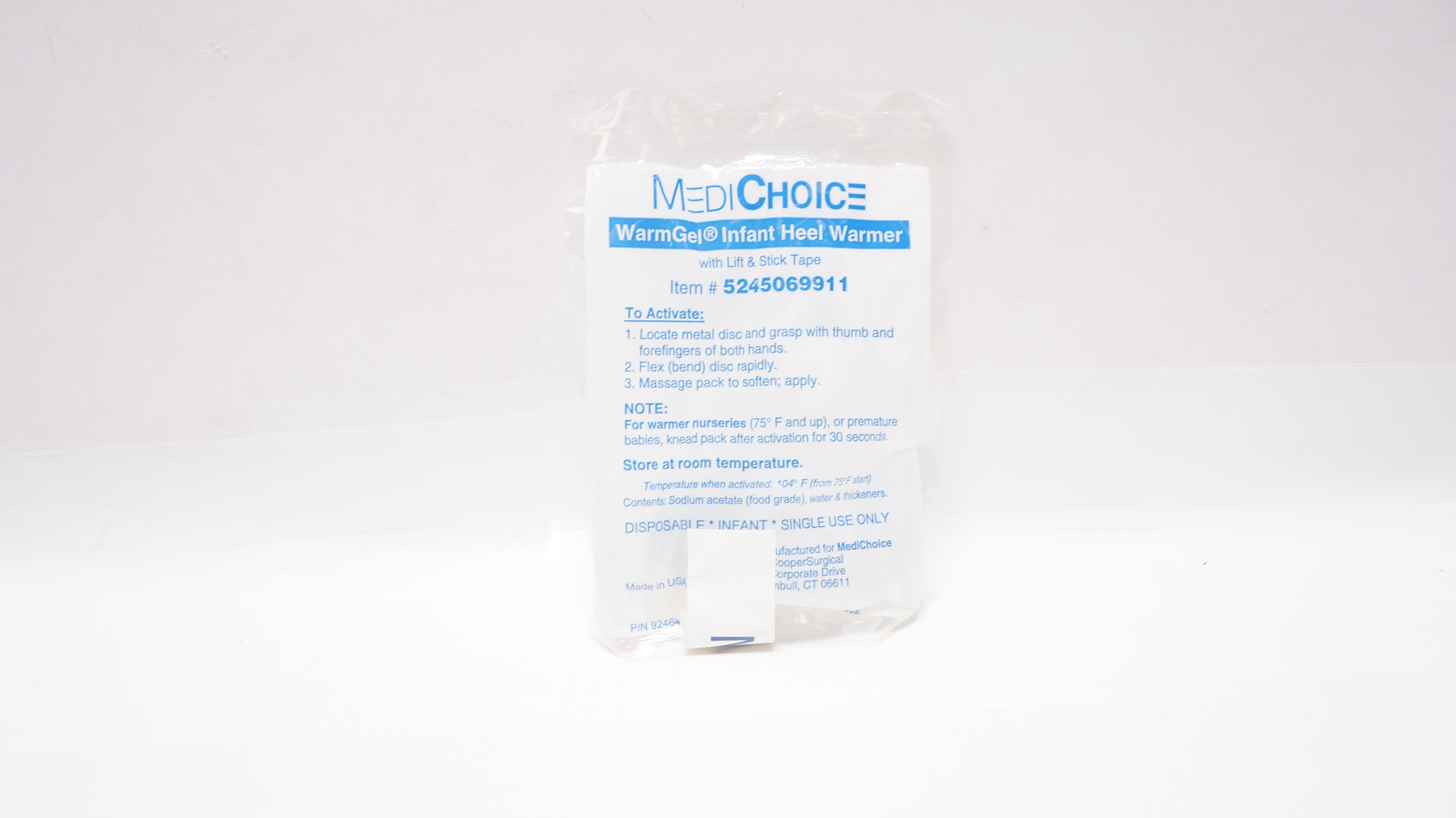 MediChoice 5245069911 Infant Heel Warmer