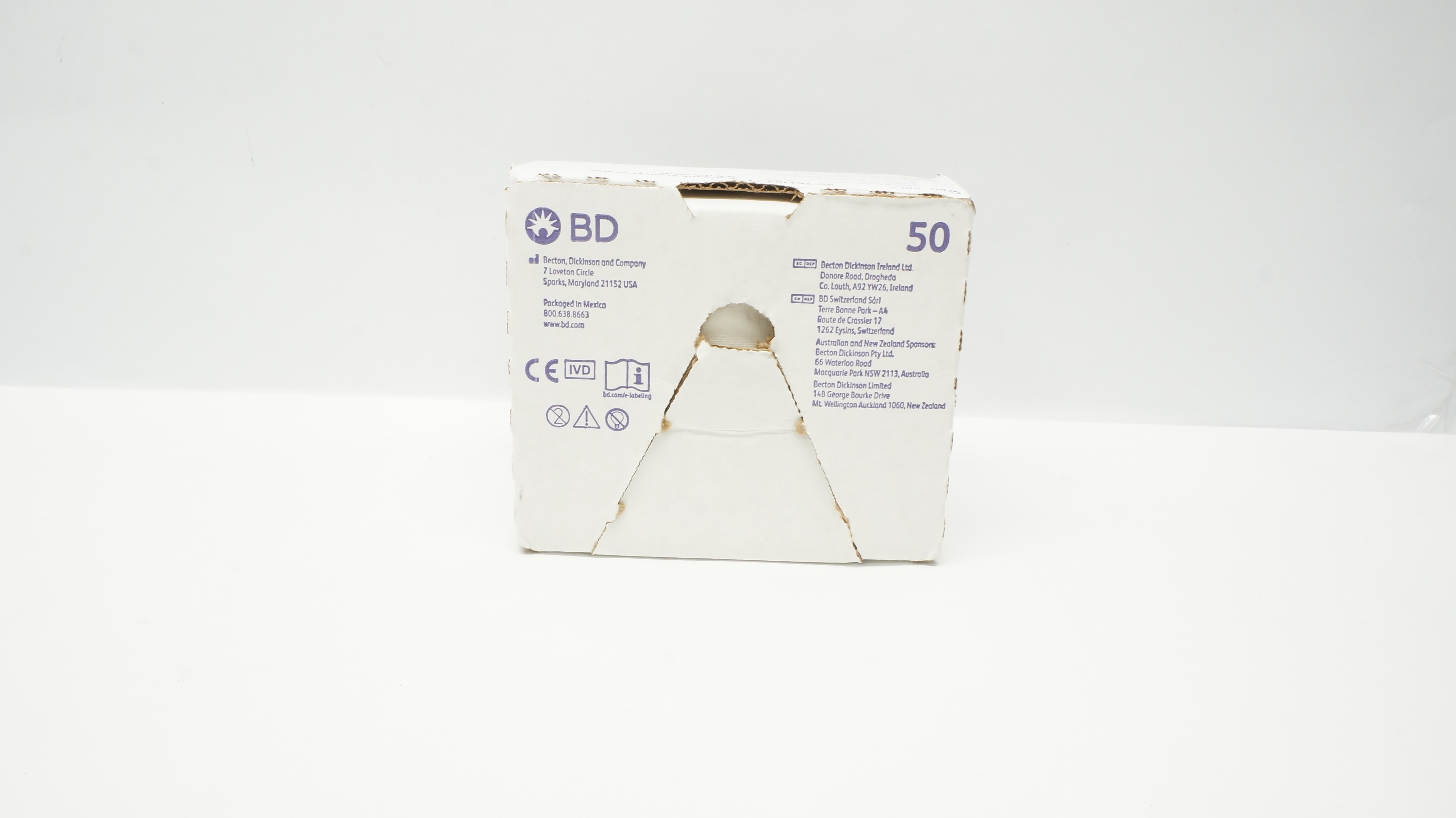 BD 261191 BBL 10% Potassium Hydroxide Reagent Droppers - Box of 50