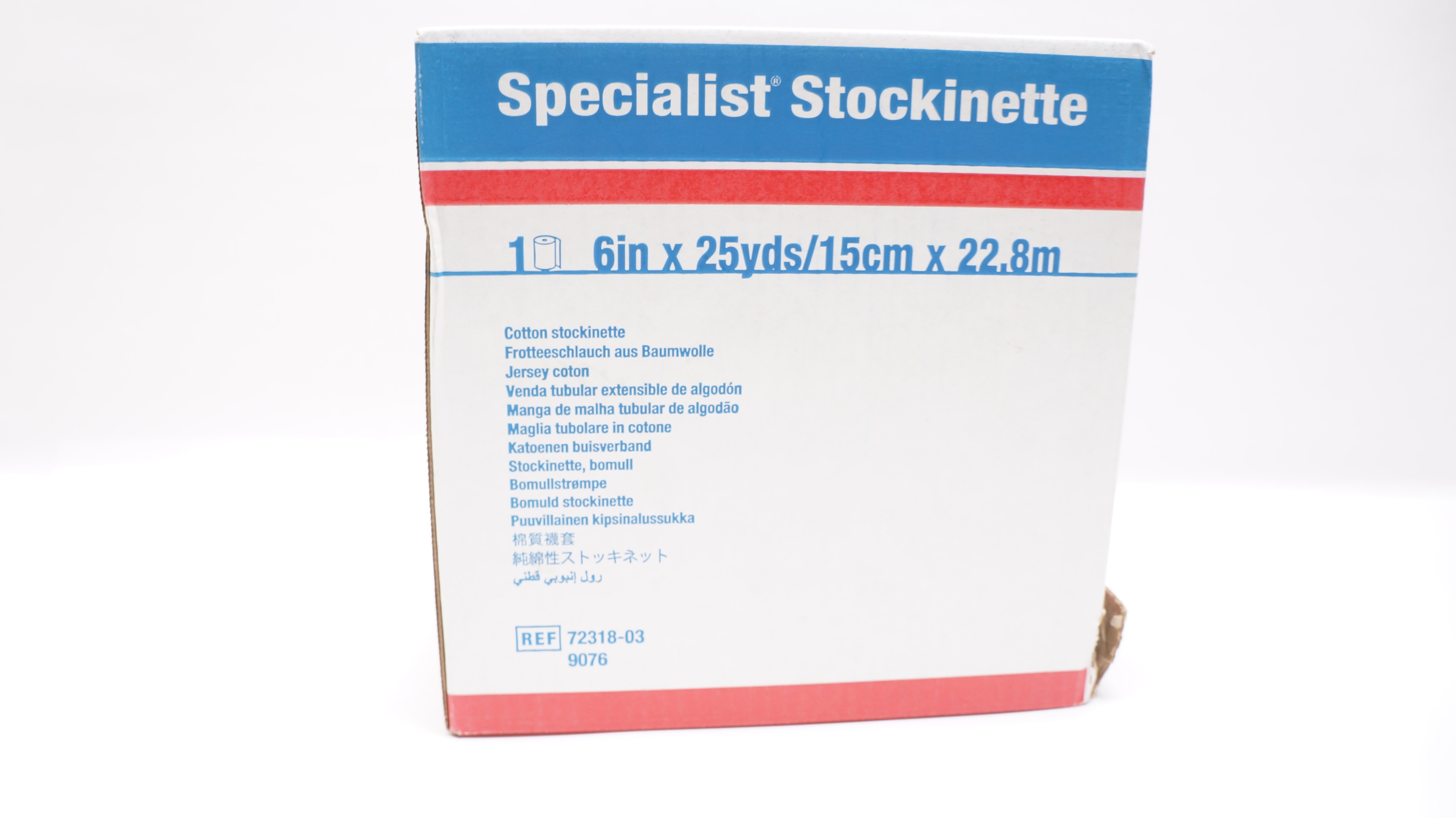 BSN Medical 72318-03/9076 Specialist Cotton Stockinette 6inch x 25yds