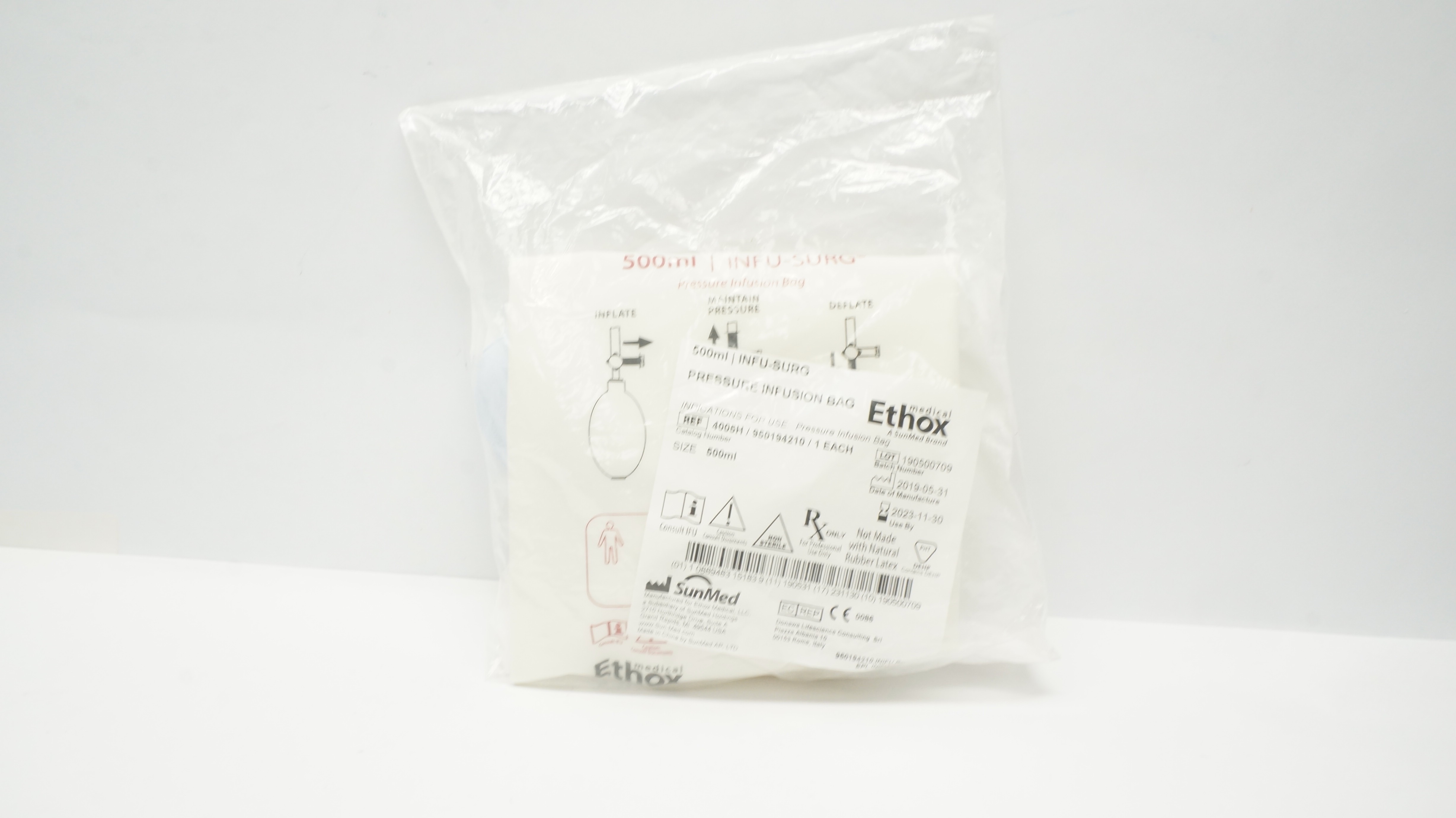 SunMed 4005H Pressure Infusion Bag 500ml (x)