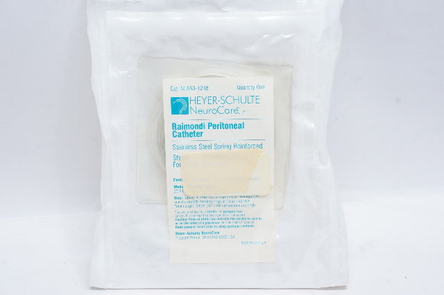 Heyer-Schulte NeuroCare NL850-1248 Raimondi Peritoneal Cath. 1.3mm x 2.8mm