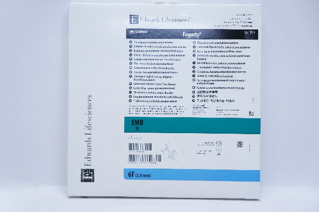 Edwards Lifesciences 12TLW406F Fogarty Thru-Lumen Embolectomy Cath. 6F x 40cm