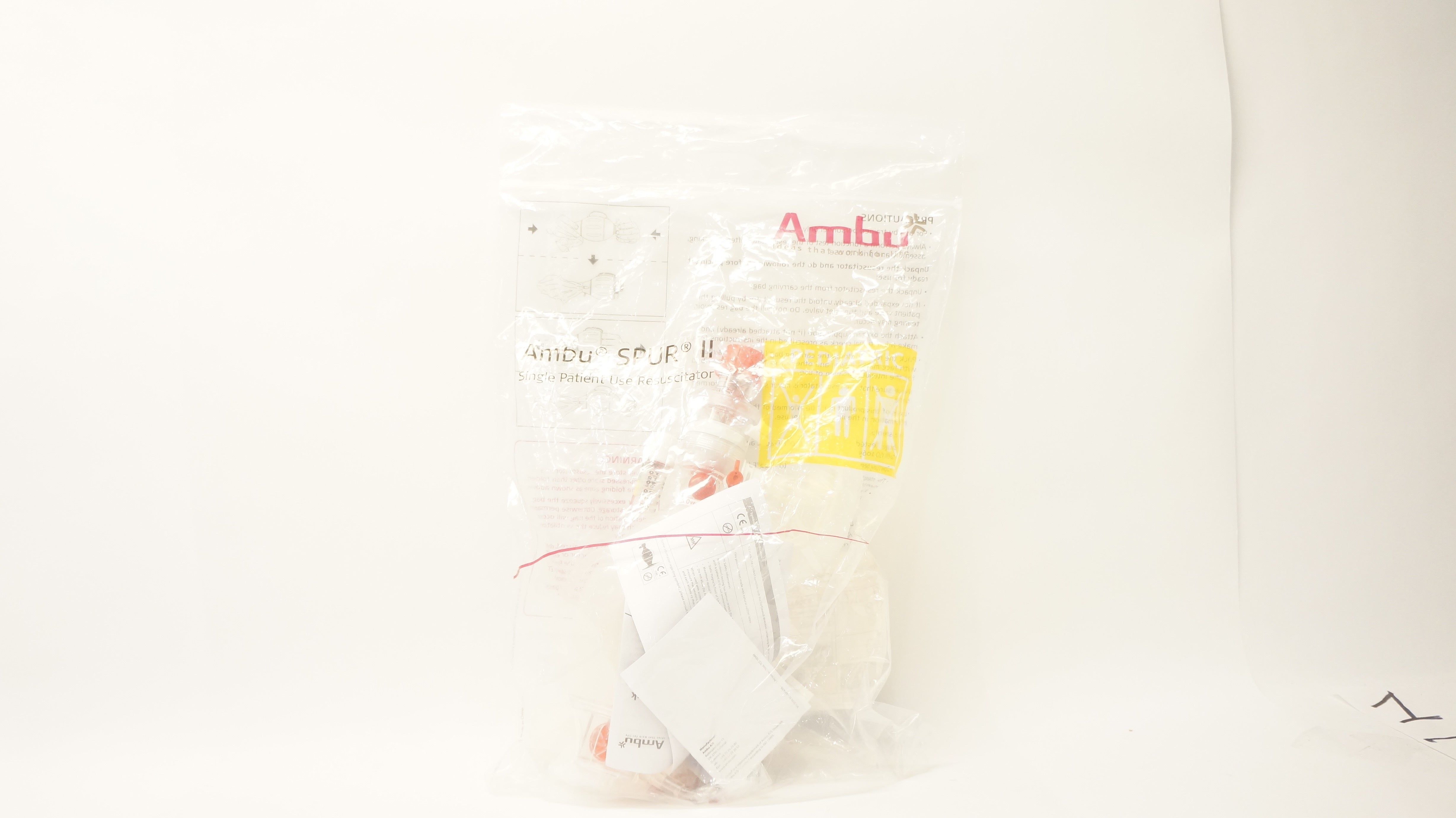 AMBU 530613031 SPUR II Pediatric Resuscitator w/Manometer & PEEP Valve 20