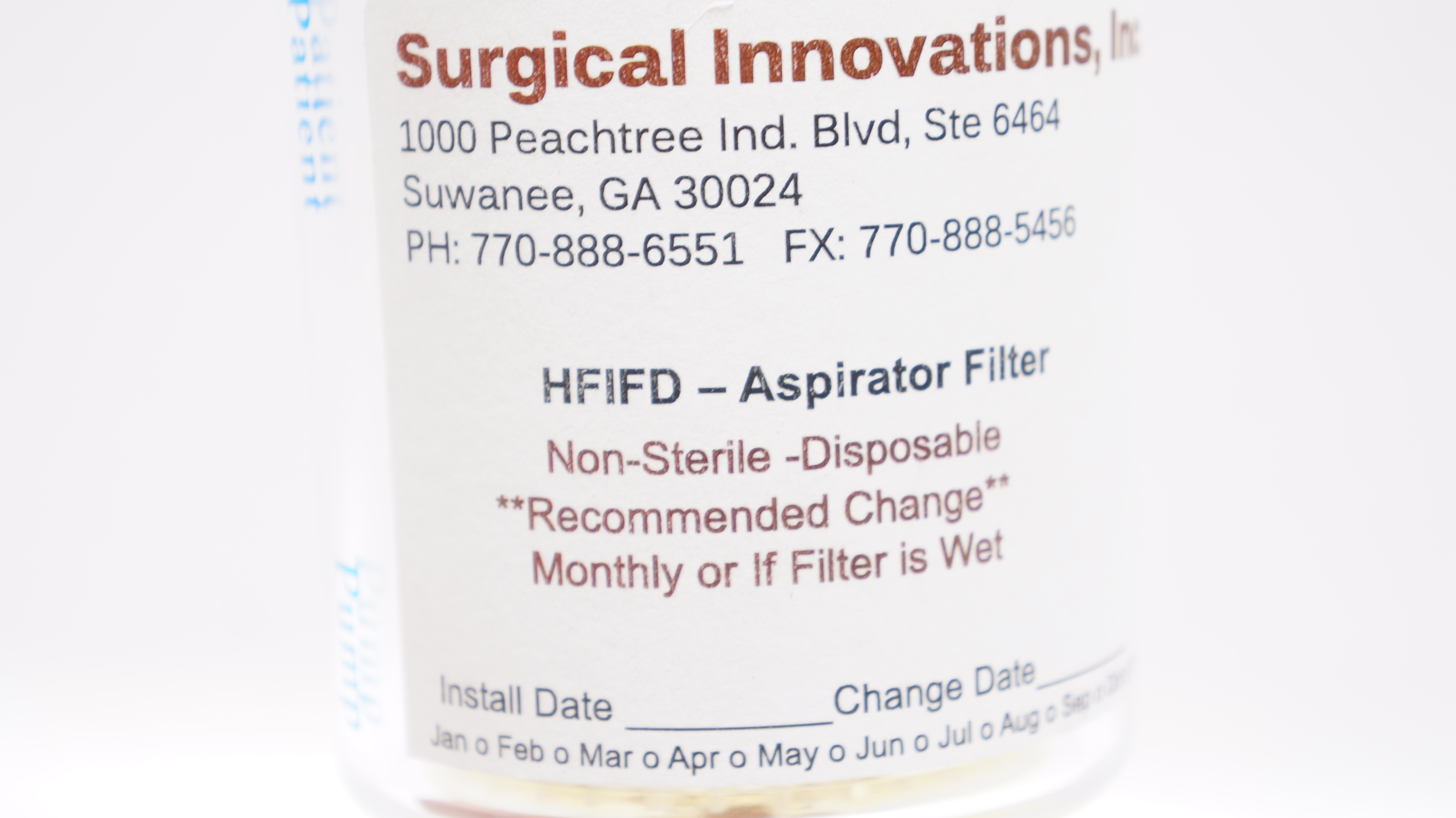 Surgical Innovations HFIFD - Aspirator Filter
