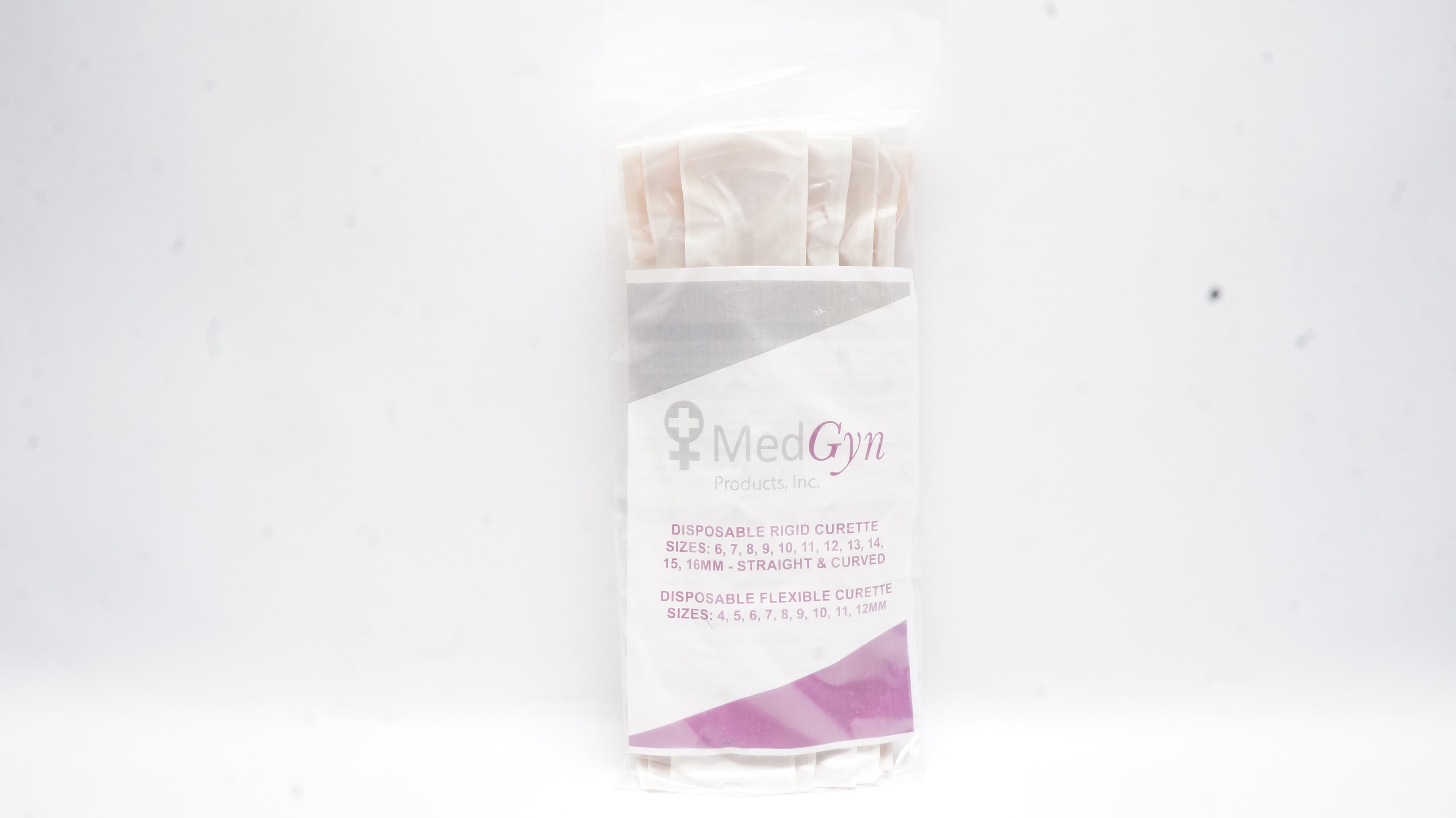 MedGyn 022110 Disposable Rigid Curette Curved 10mm - Pack