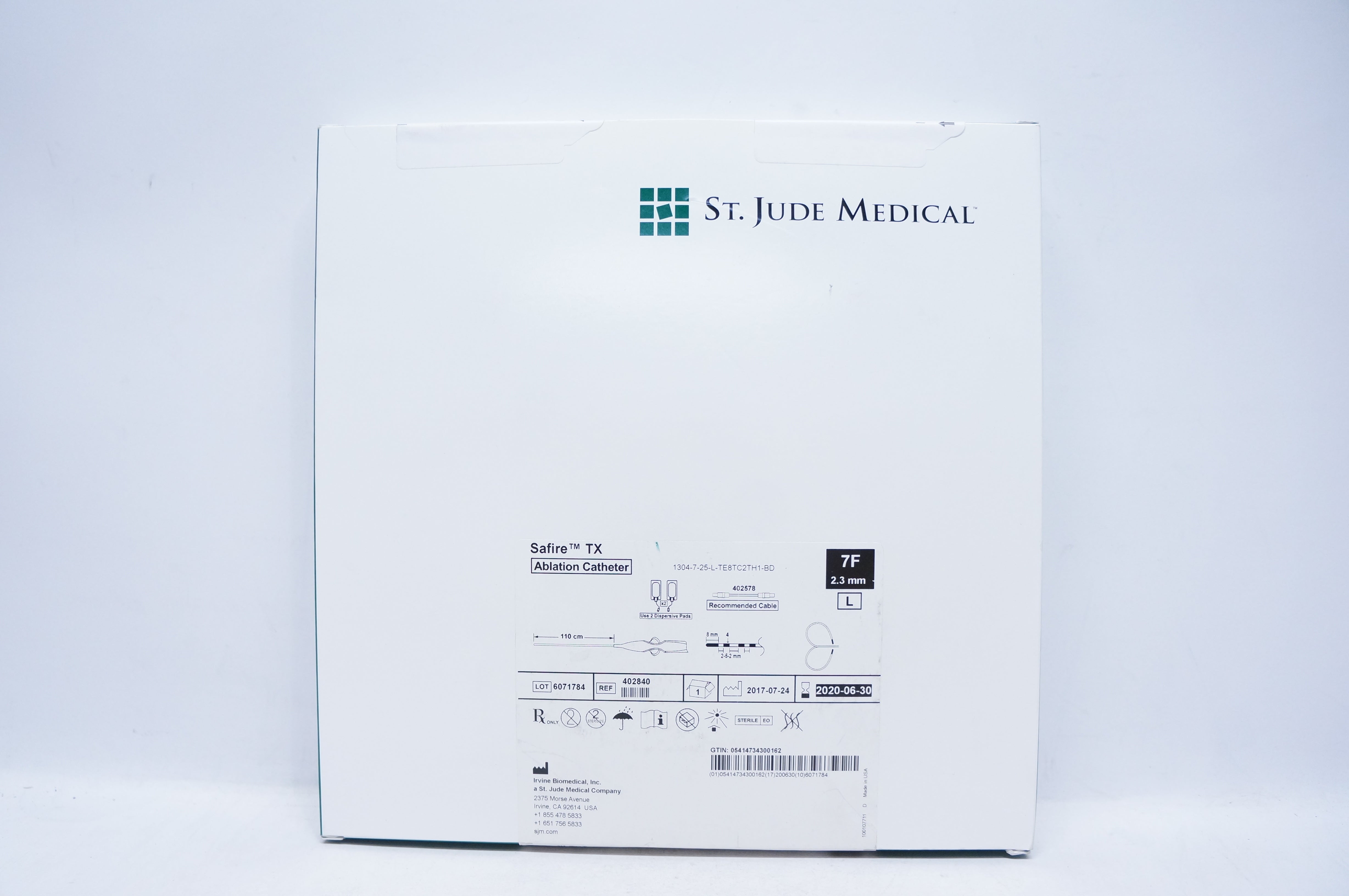 St. Jude Medical 402840 Safire TX Ablation Cath. 7F (x)