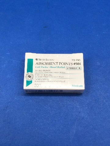 Henry Schein 100-2563 Absorbent Points #504 Medium~ Pack of 200