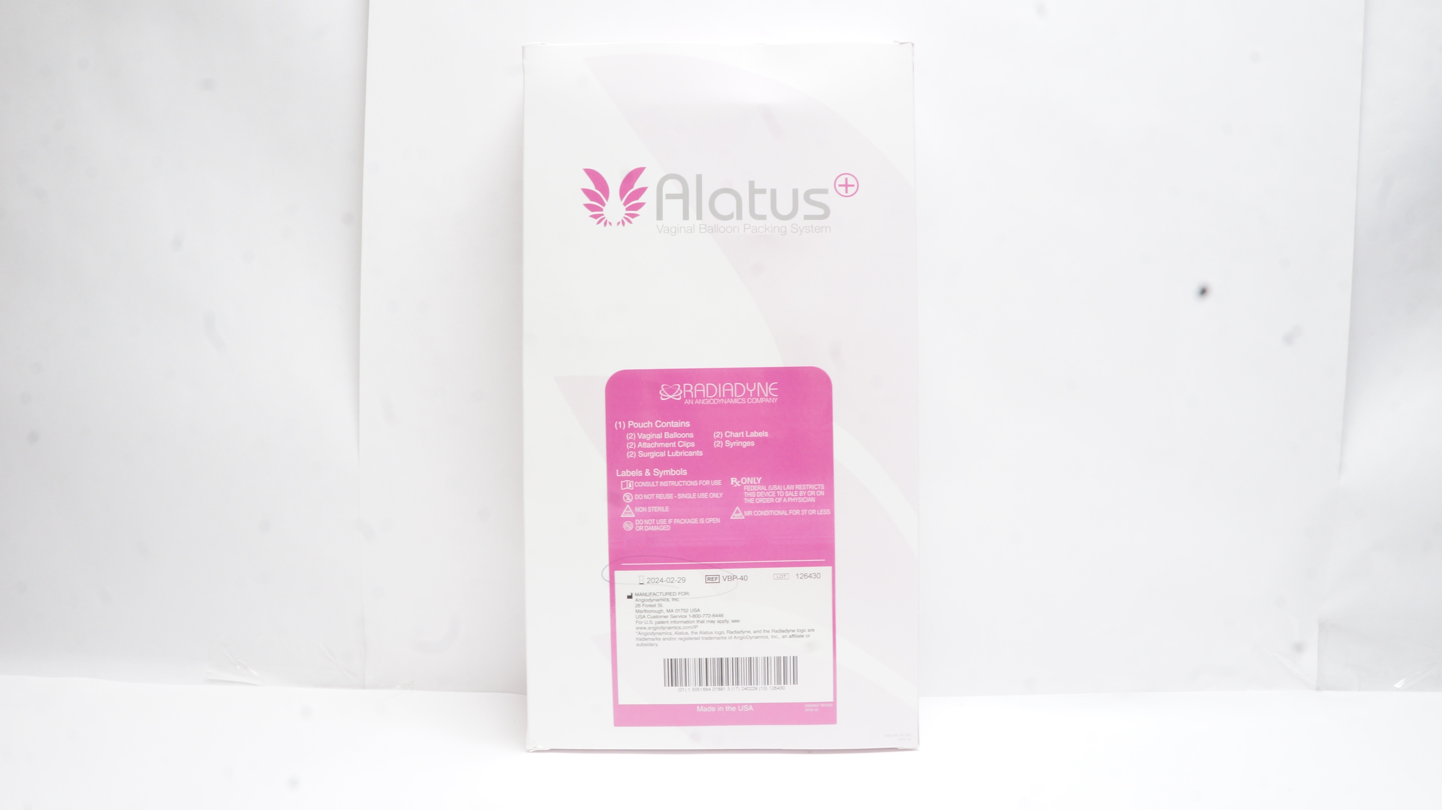 Angiodynamics VBP-40 Alatus Vaginal Balloon Packing System (x)