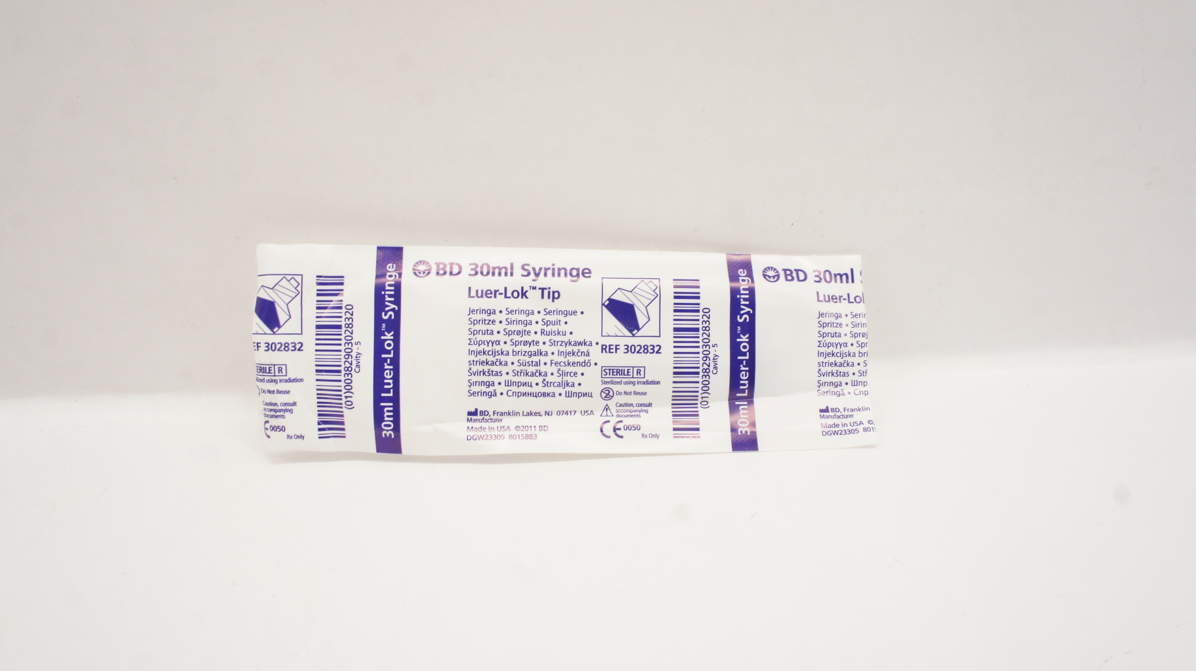 BD 302832 Luer-Lok Tip Syringe 30ml (x)