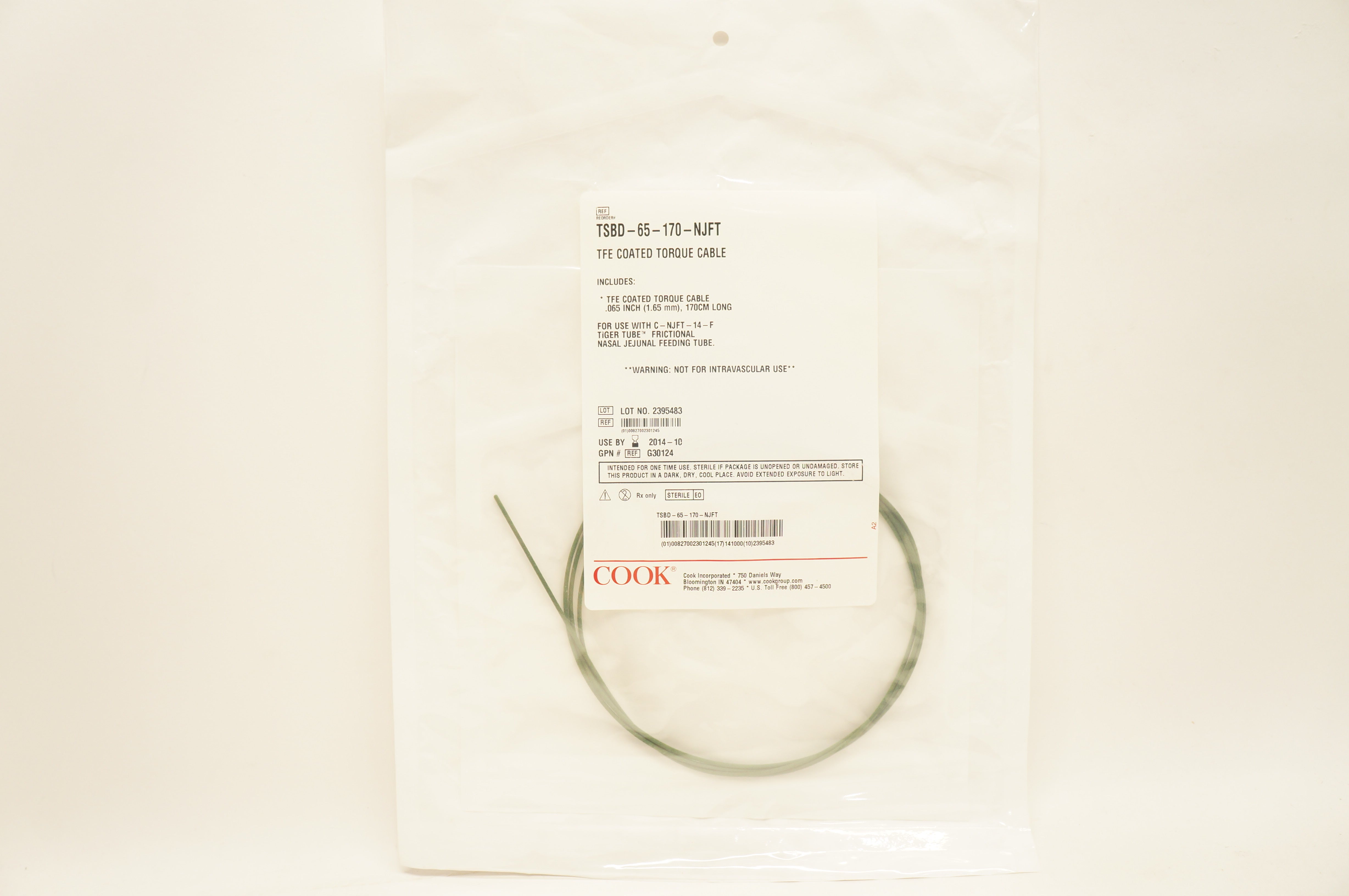 Cook Medical G30124 TFE Coated Torque Cable (x)