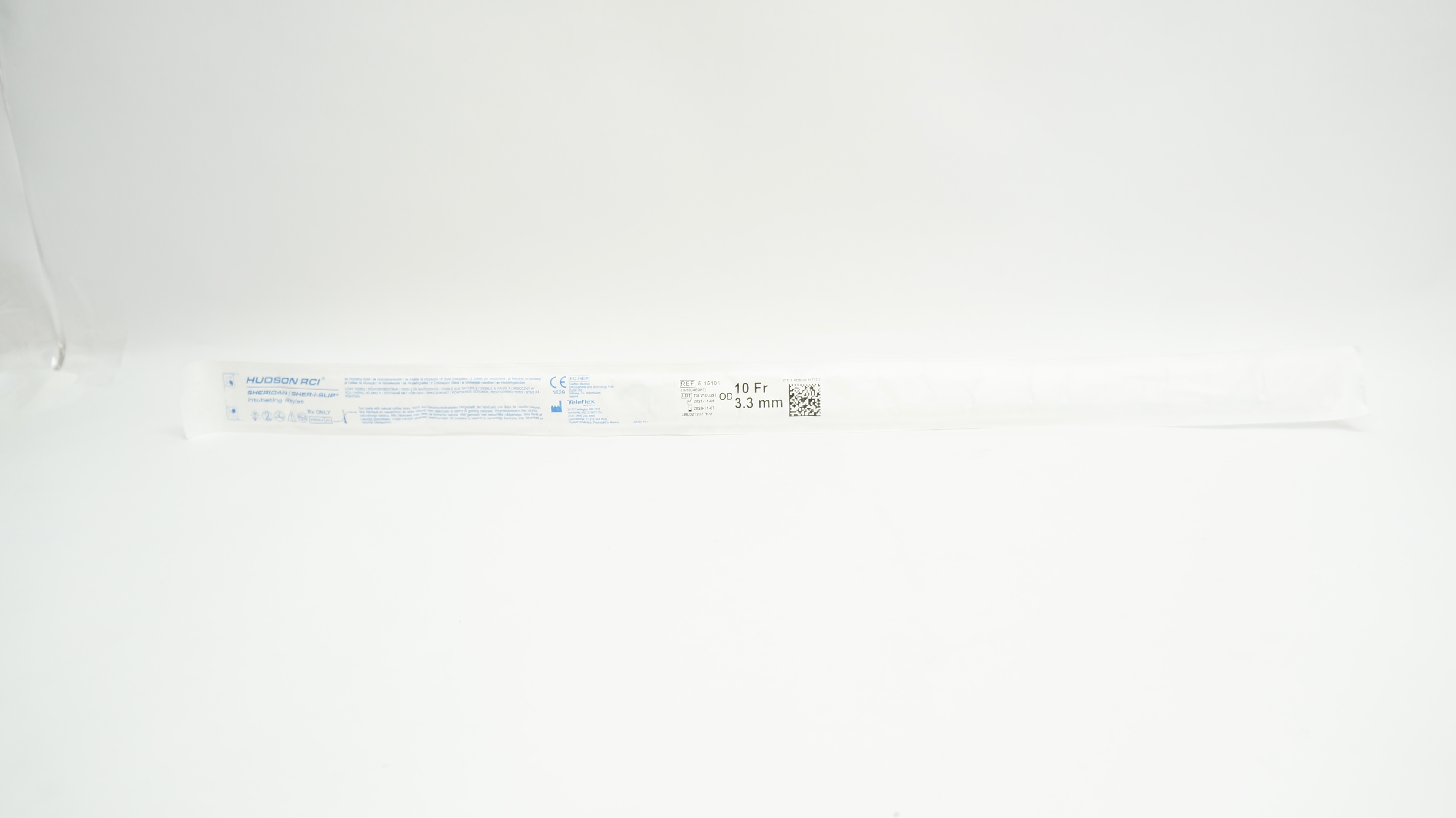HUDSON RCI 5-15101 SHERIDAN SHER-I-SLIP Intubating Stylet 10Fr.