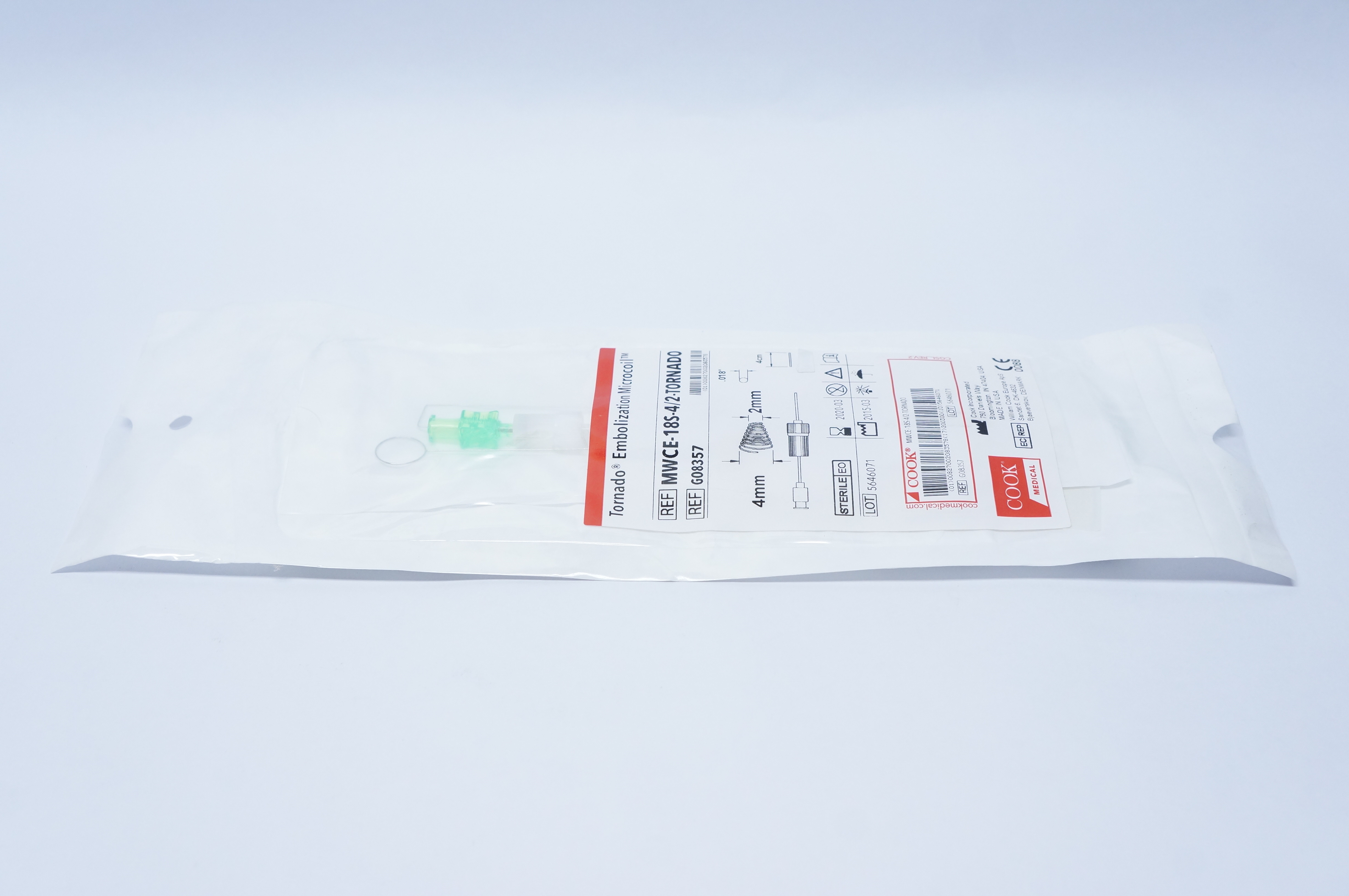 Cook Medical G08357 Tornado Embolization Microcoil 2mm x 4mm (x)