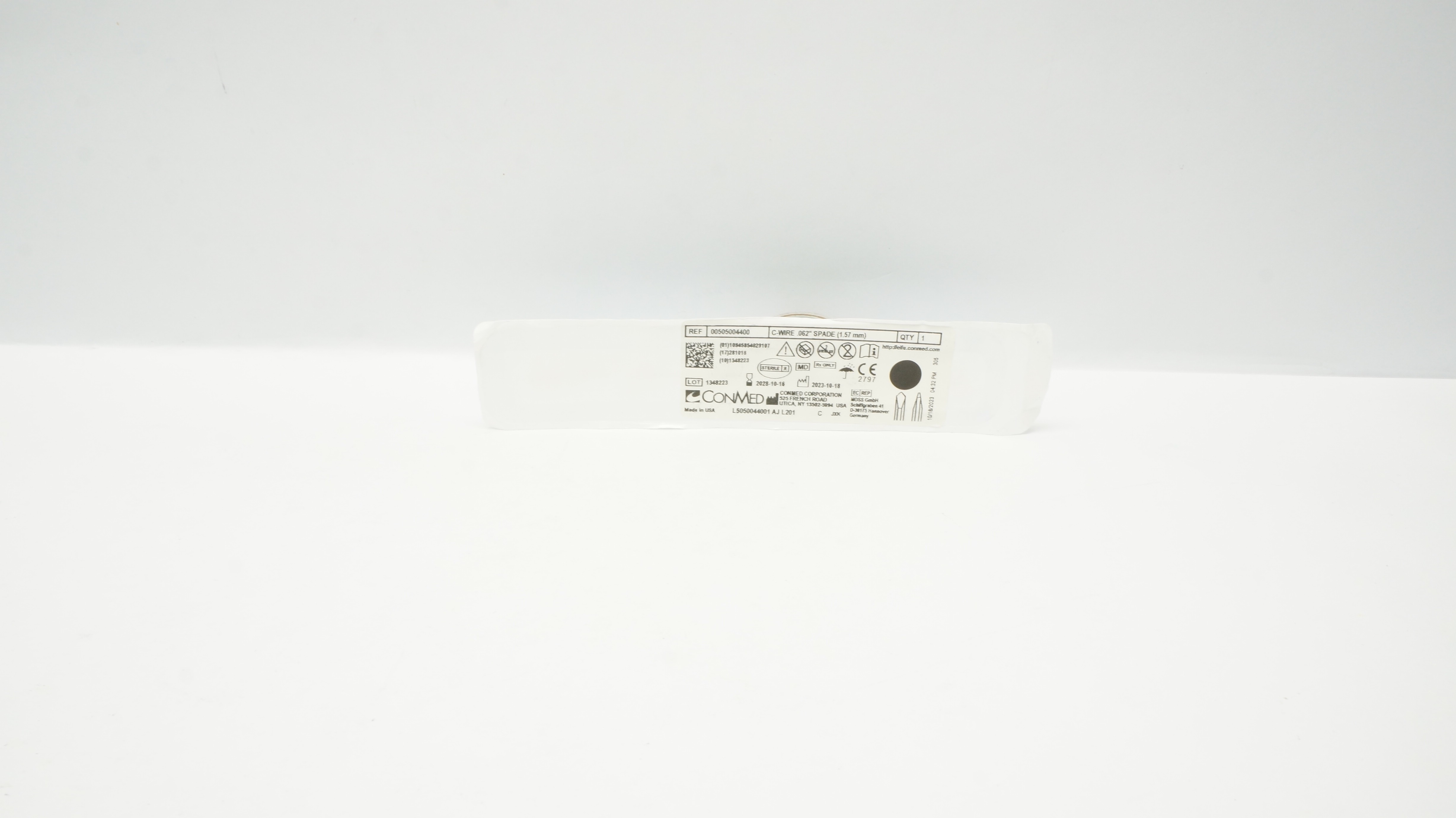 ConMed 00505004400 C-Wire 0.062 inch Spade