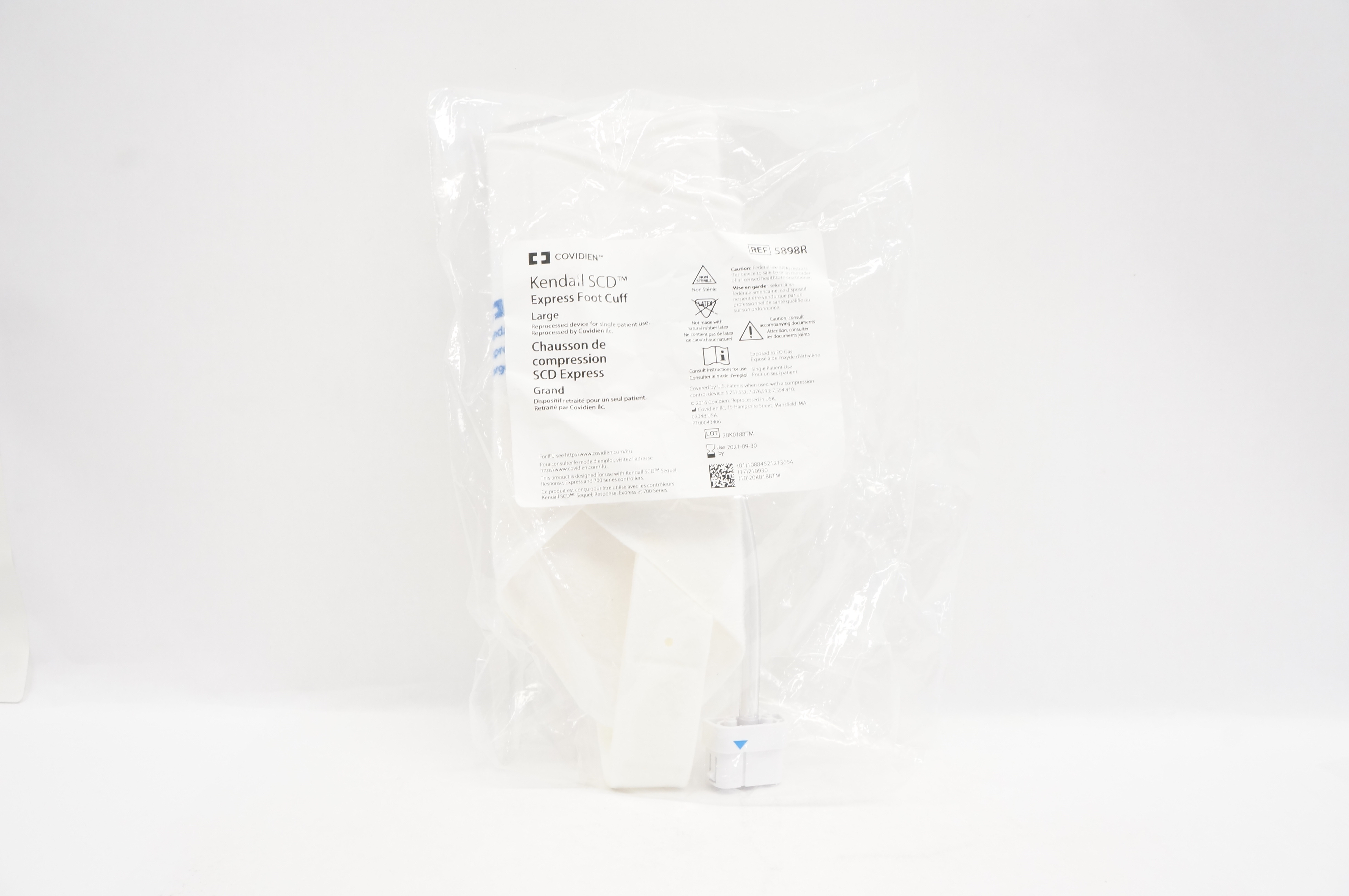 Covidien 5898R Kendall SCD Express Foot Cuff Large (x)