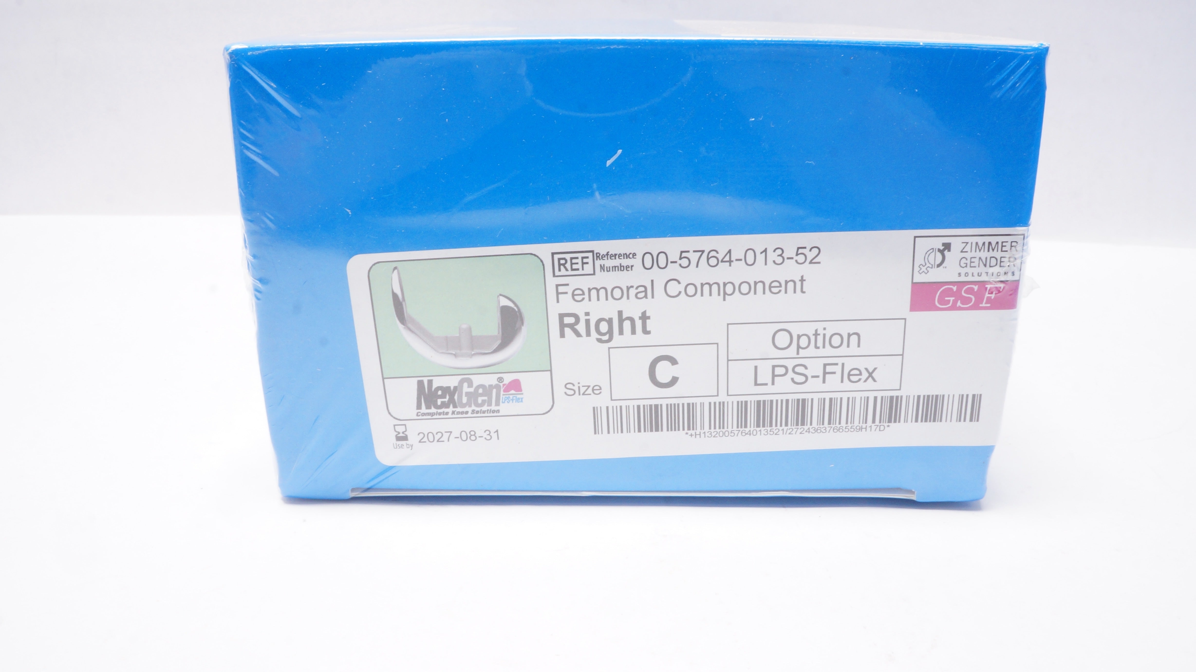 Zimmer 00-5764-013-52 NexGen Complete Knee Solution Femoral Component C, Right