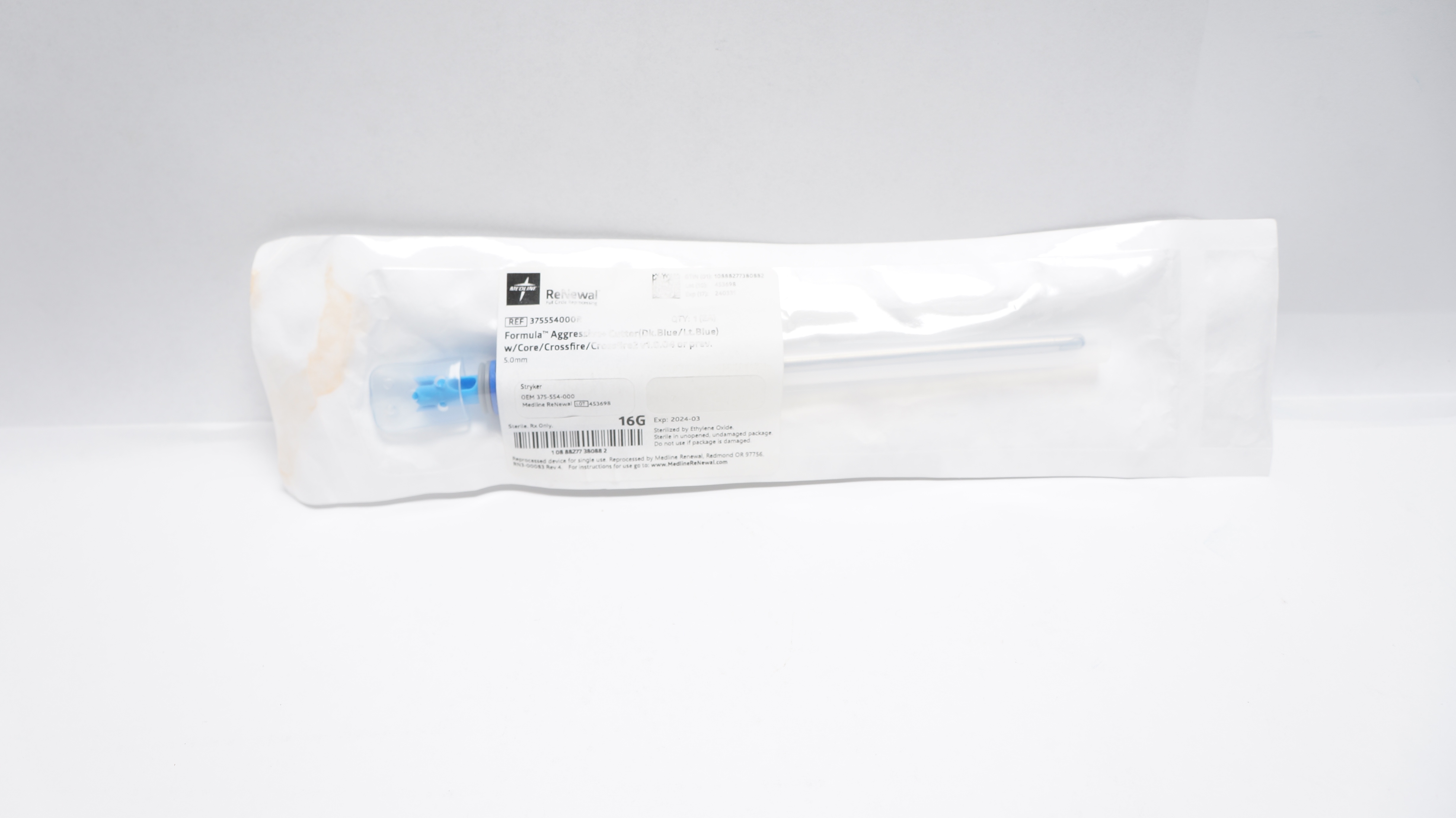 Medline 375554000R Formula Aggressive + Cutter 5.0mm (x)