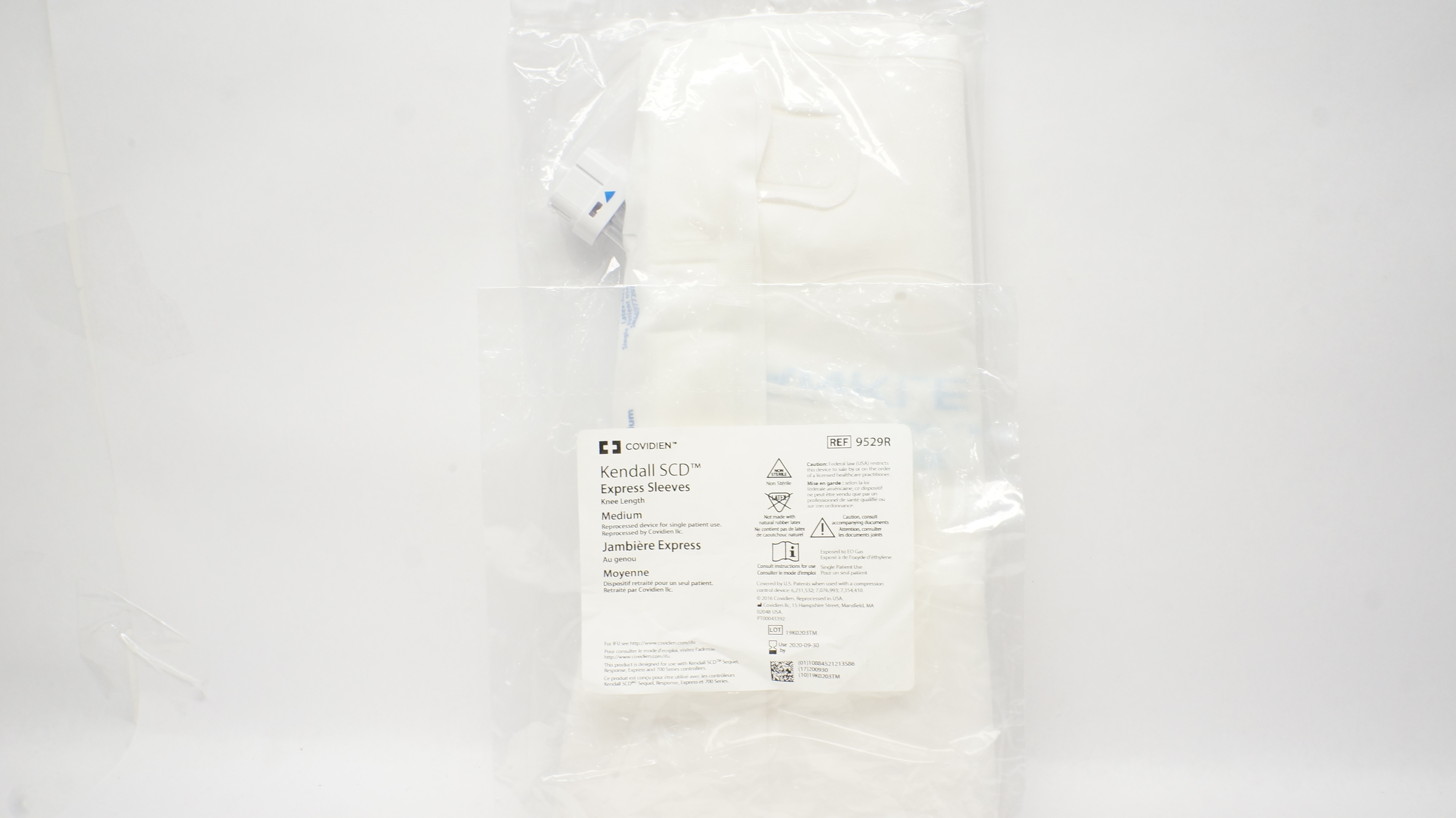 Covidien 9529R Kendall SCD Express Sleeves, Knee Length, Medium (x)