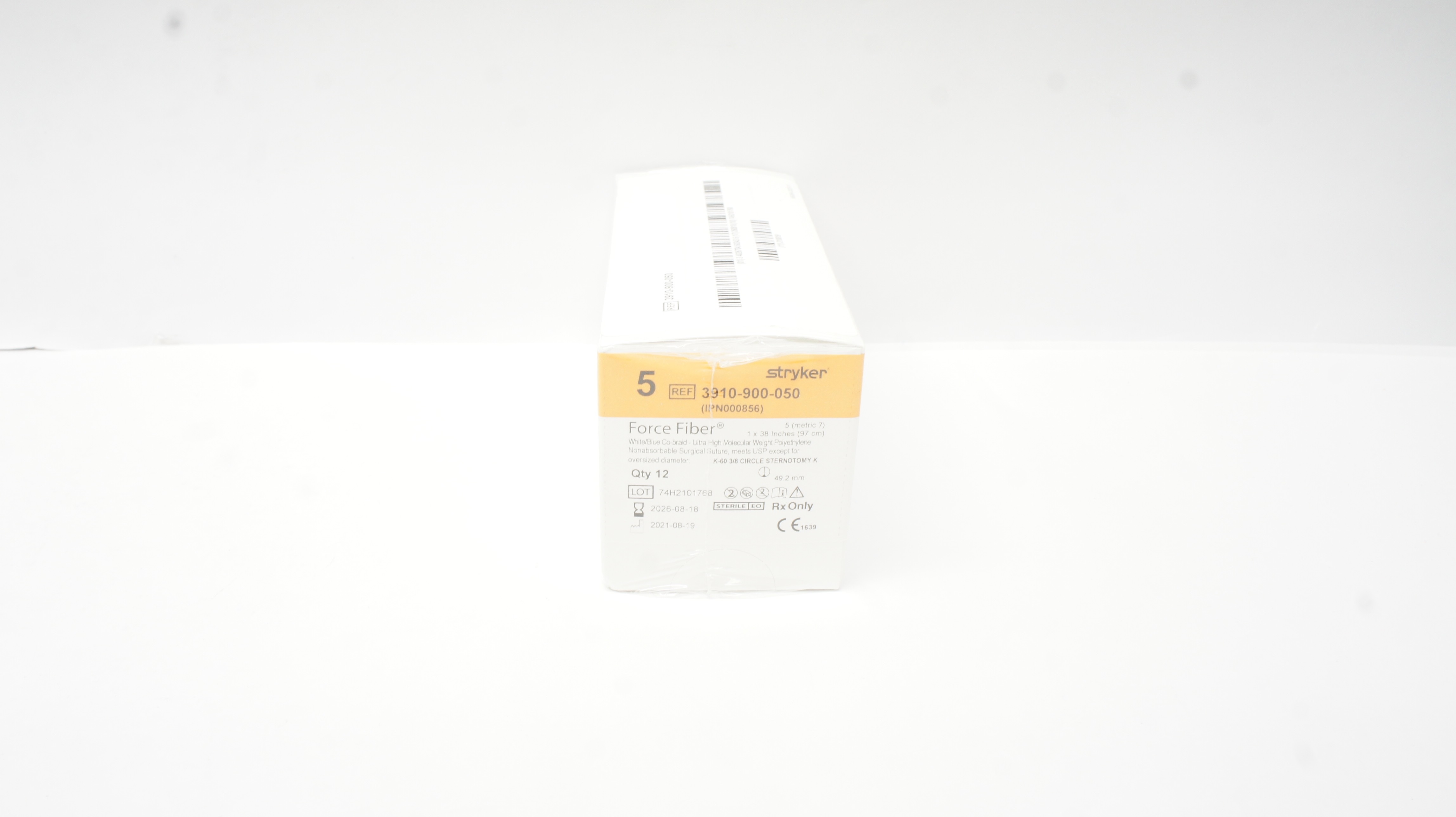 Stryker 3910-900-050 5 Force Fiber K-60 3/8c 49.2mm, 38inch - Box of 12
