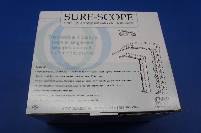 OBP Medical C090220 Sure-Scope Laryngoscope MILLER 2 ~ Box of 12