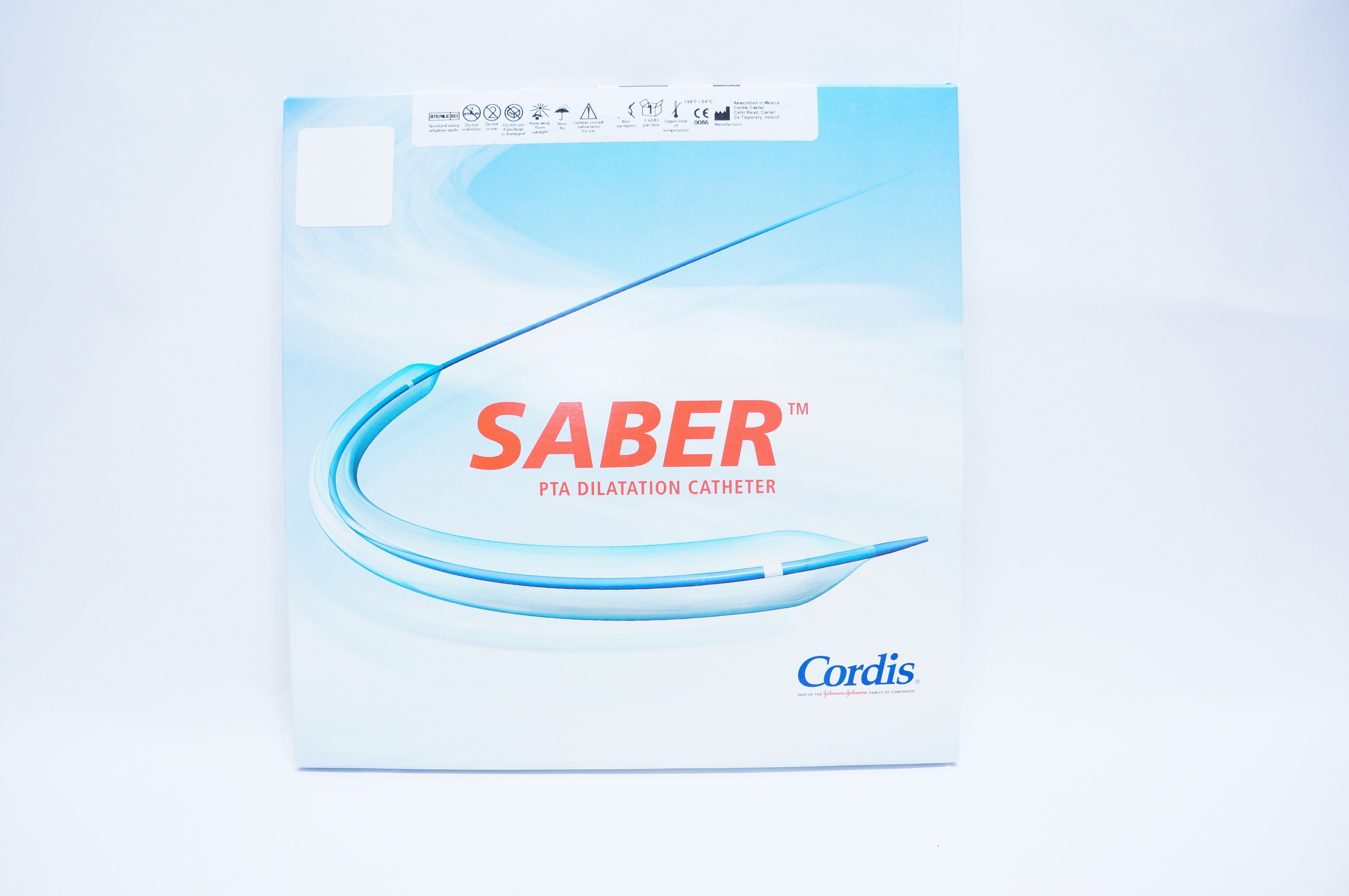 Cordis 48002506X SABER PTA Dilatation Cath. 4F, 2.5mm x 6cm (x)