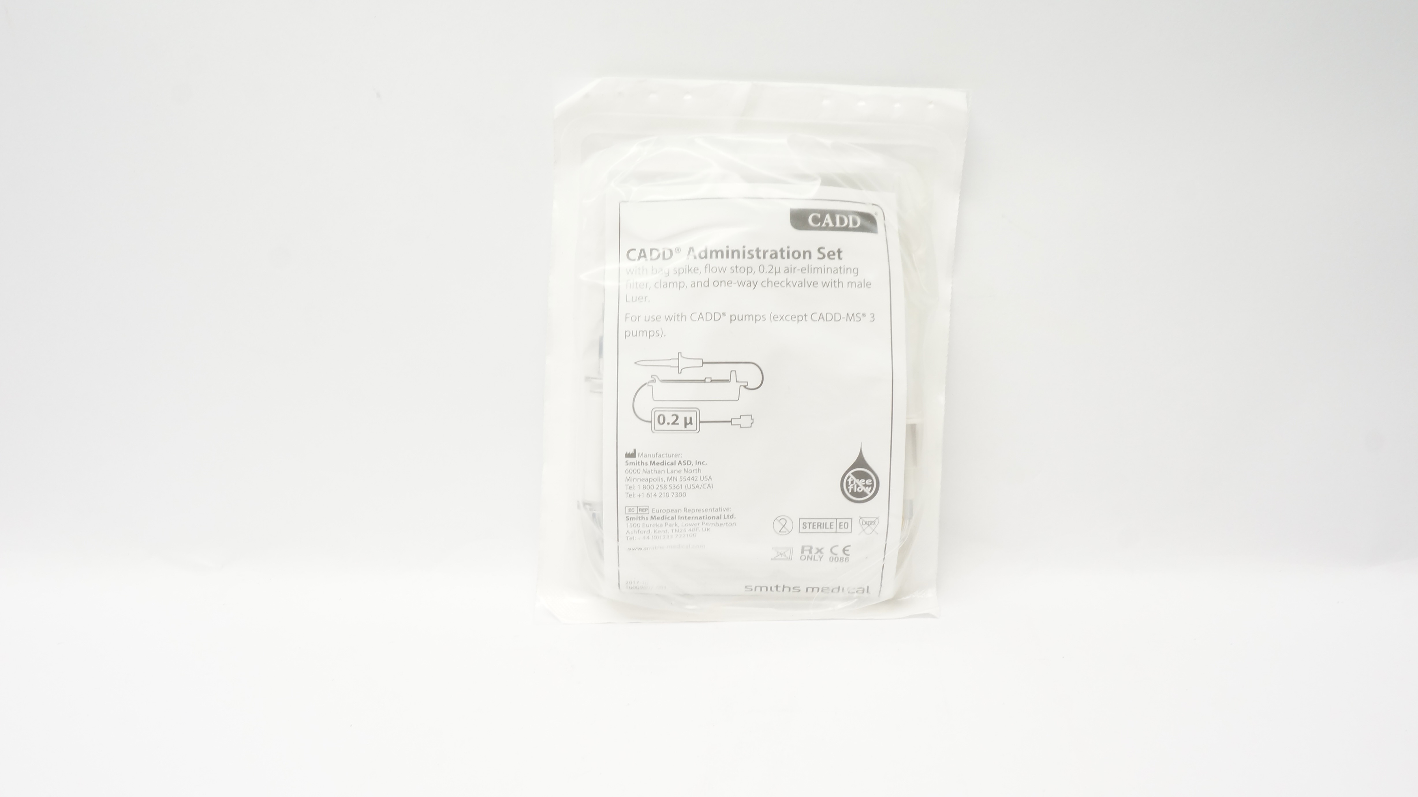 Smiths Medical 21-7339-24 CADD Administration Set 6.2ml x 130inch