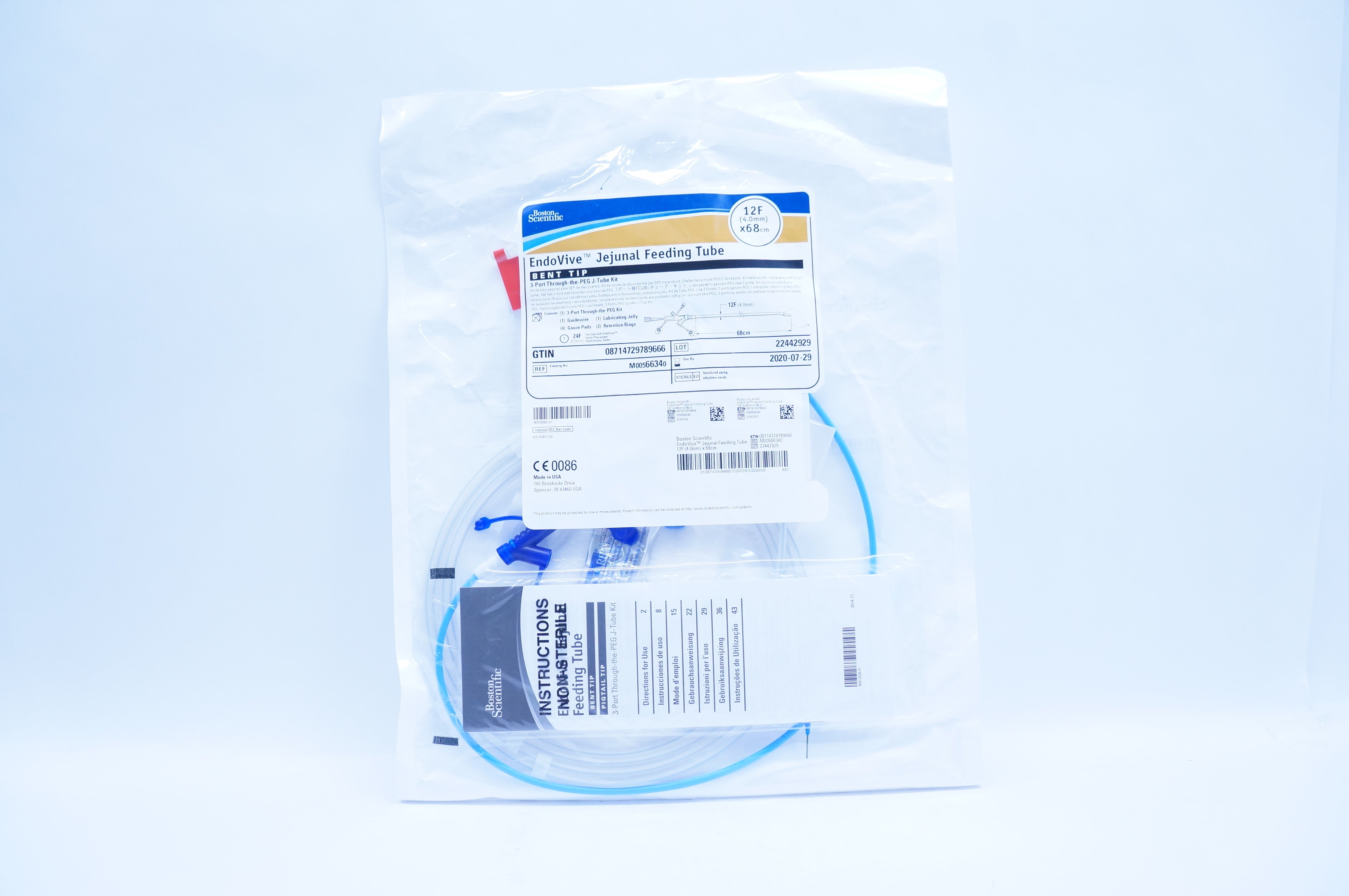 Boston Scientific 6634 EndoVive Jejunal Feeding Tube 12F x 68 cm (x)