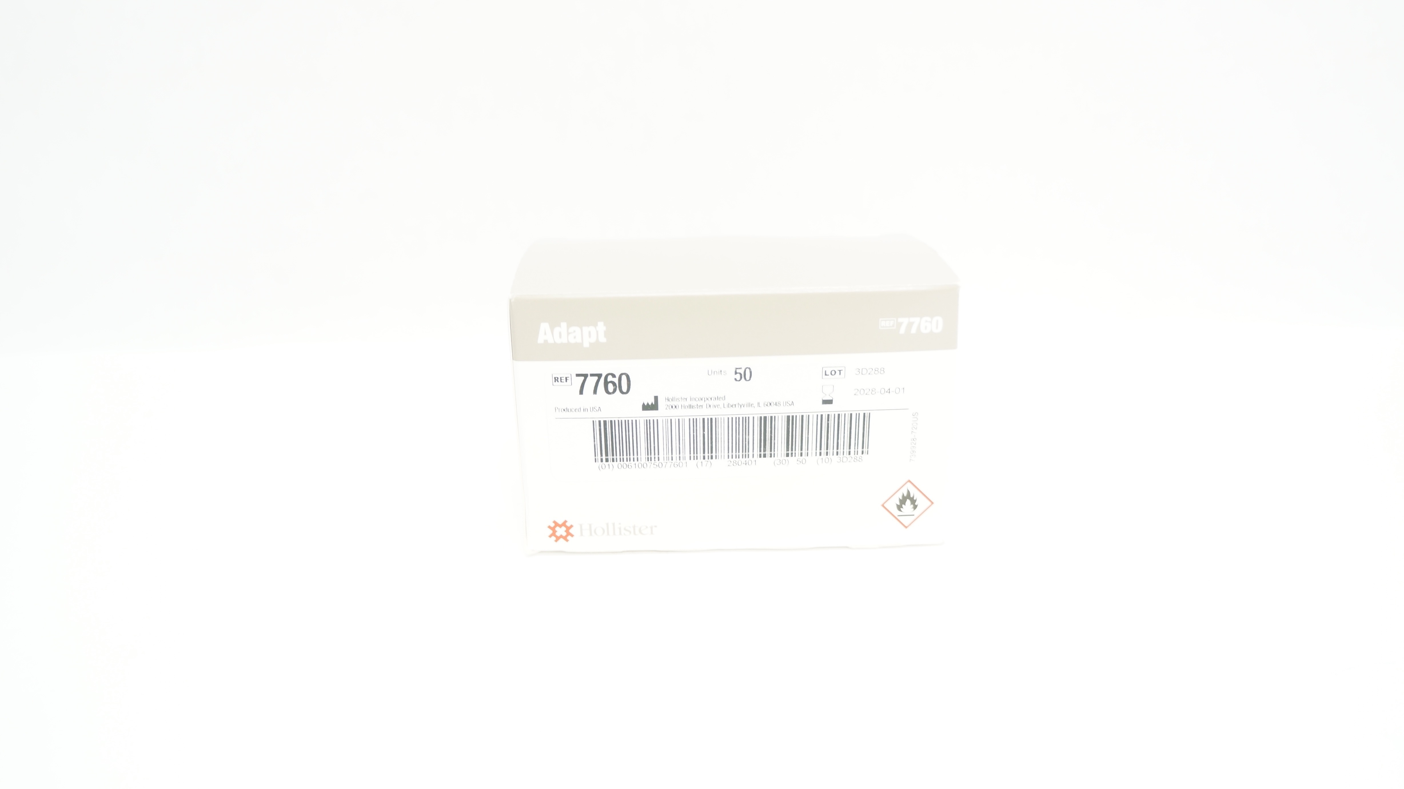 Hollister 7760 Adapt Universal Adhesive Remover Wipes - Box of 50