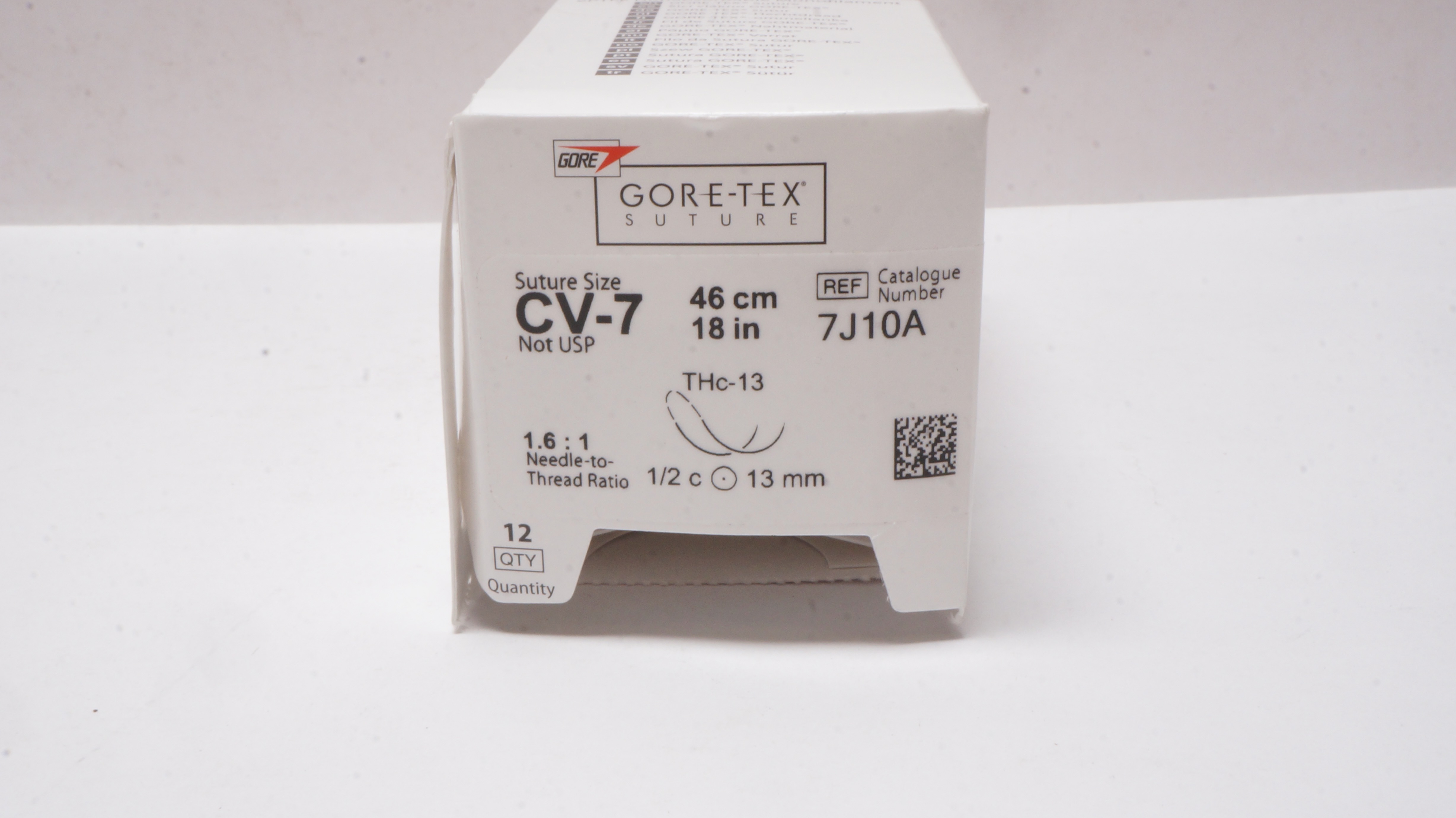 Gore 7J10A Gore-Tex Suture CV-7 18inch THc-13 1/2c 13mm - Box of 11