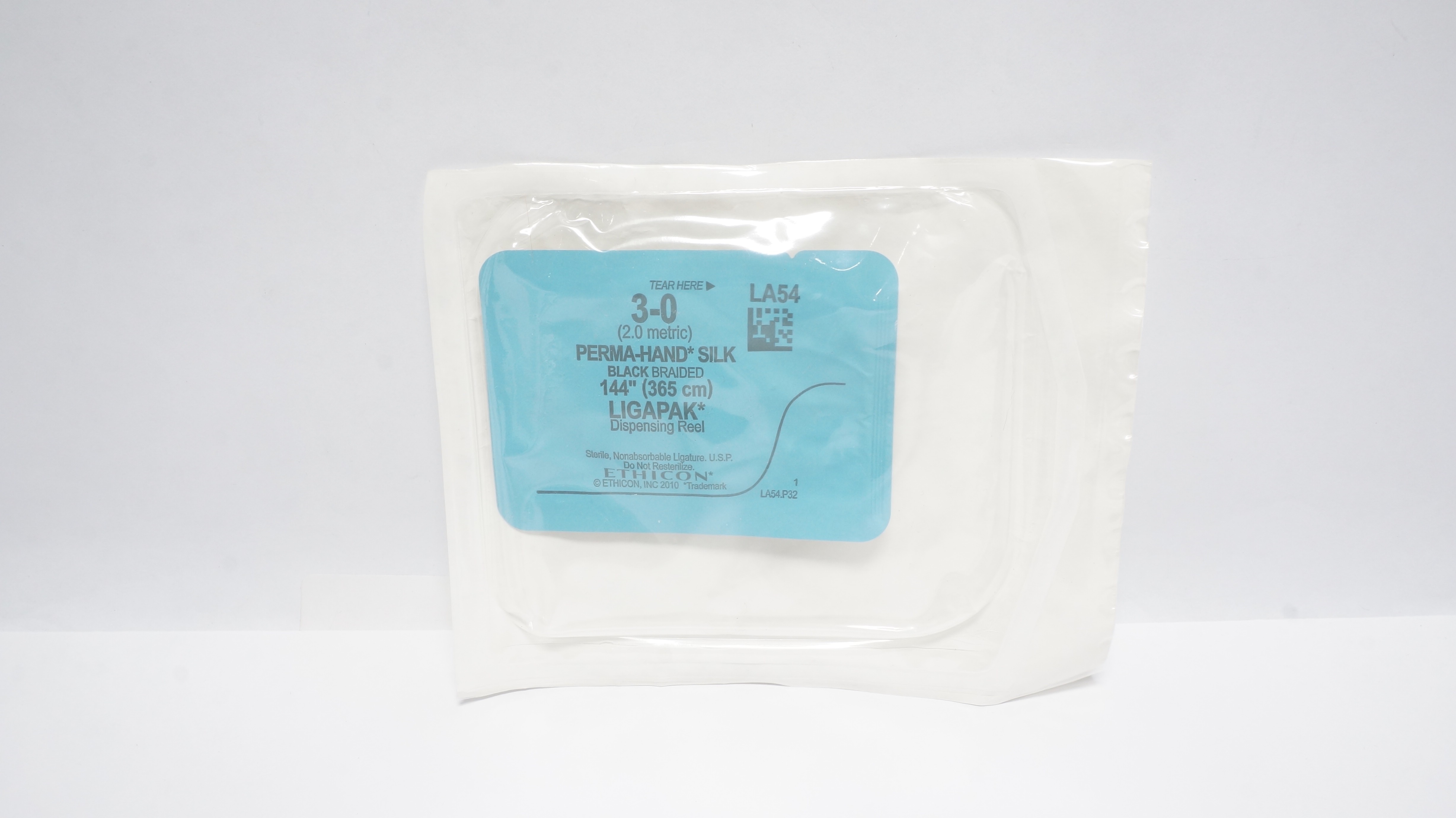 Ethicon LA54 3-0 Perma-Hand Silk LIGAPAK Dispensing Reel, 144inch (x)