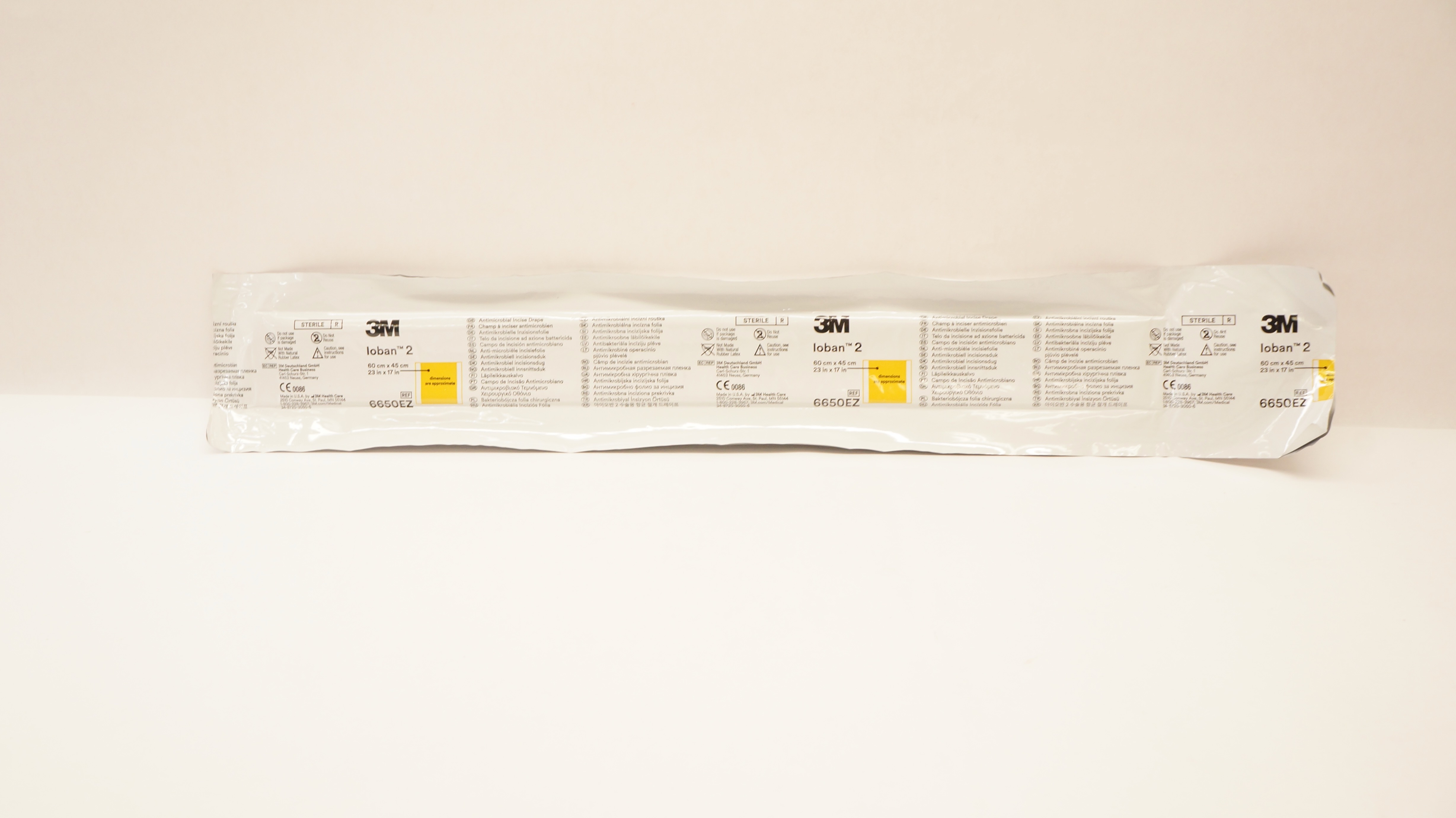 3M 6650EZ Loban 2 Antimicrobial Incise Drape 23inch x 17inch (x)
