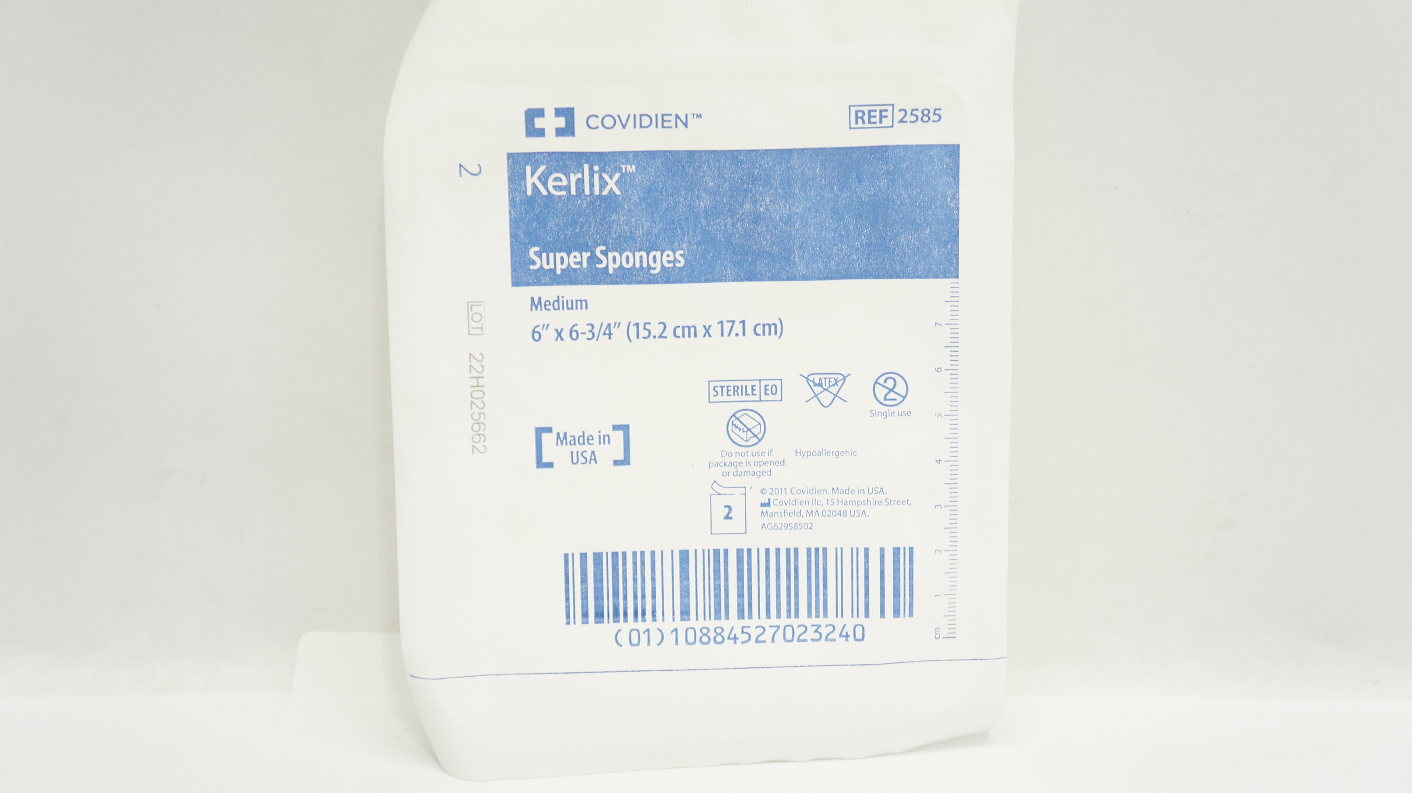 Covidien 2585 Kerlix Super Sponges 6inch x 6-3/4inch - Pack of 2