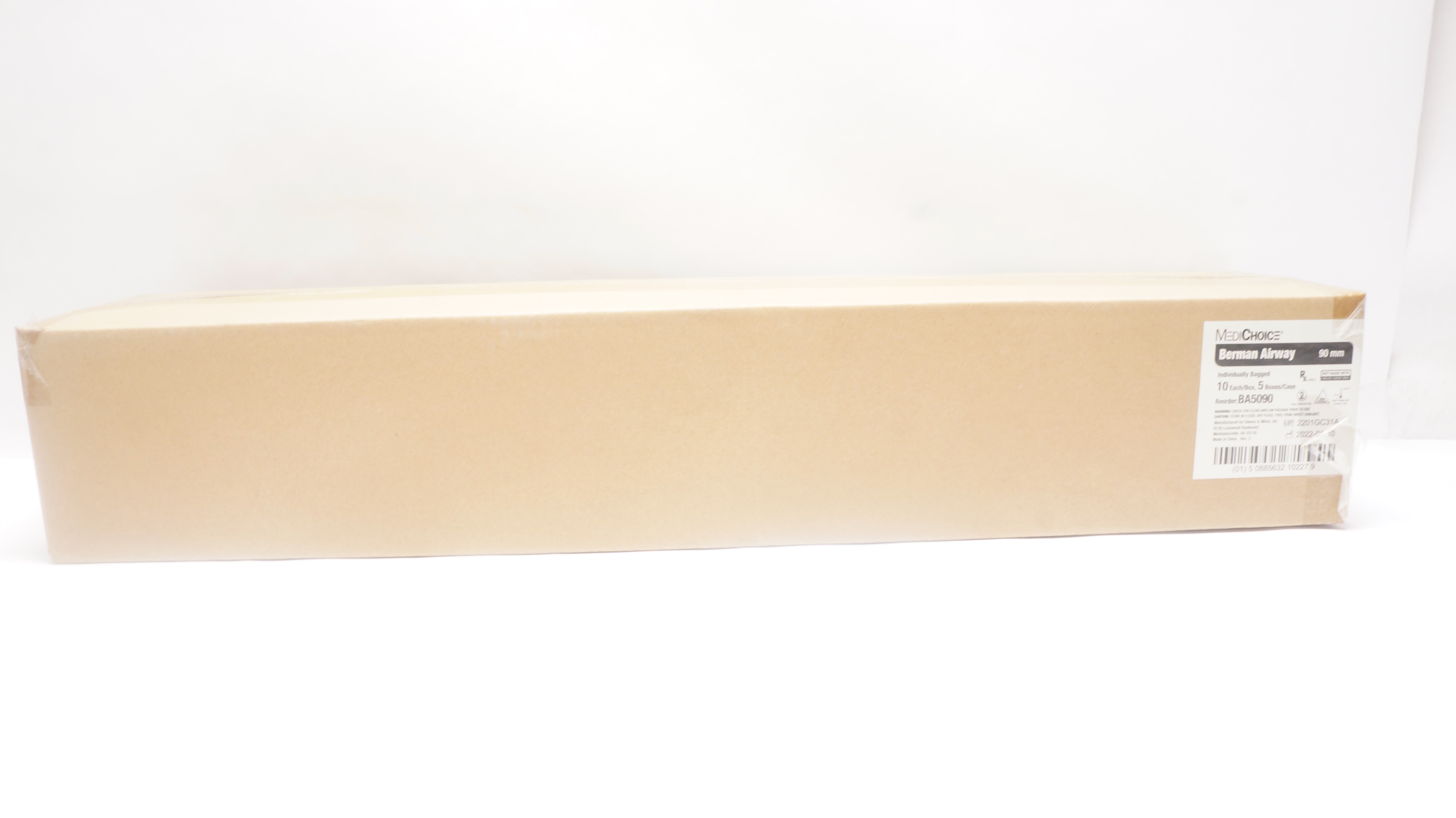 MediChoice BA5090 Berman Airway 90mm - Box of 50
