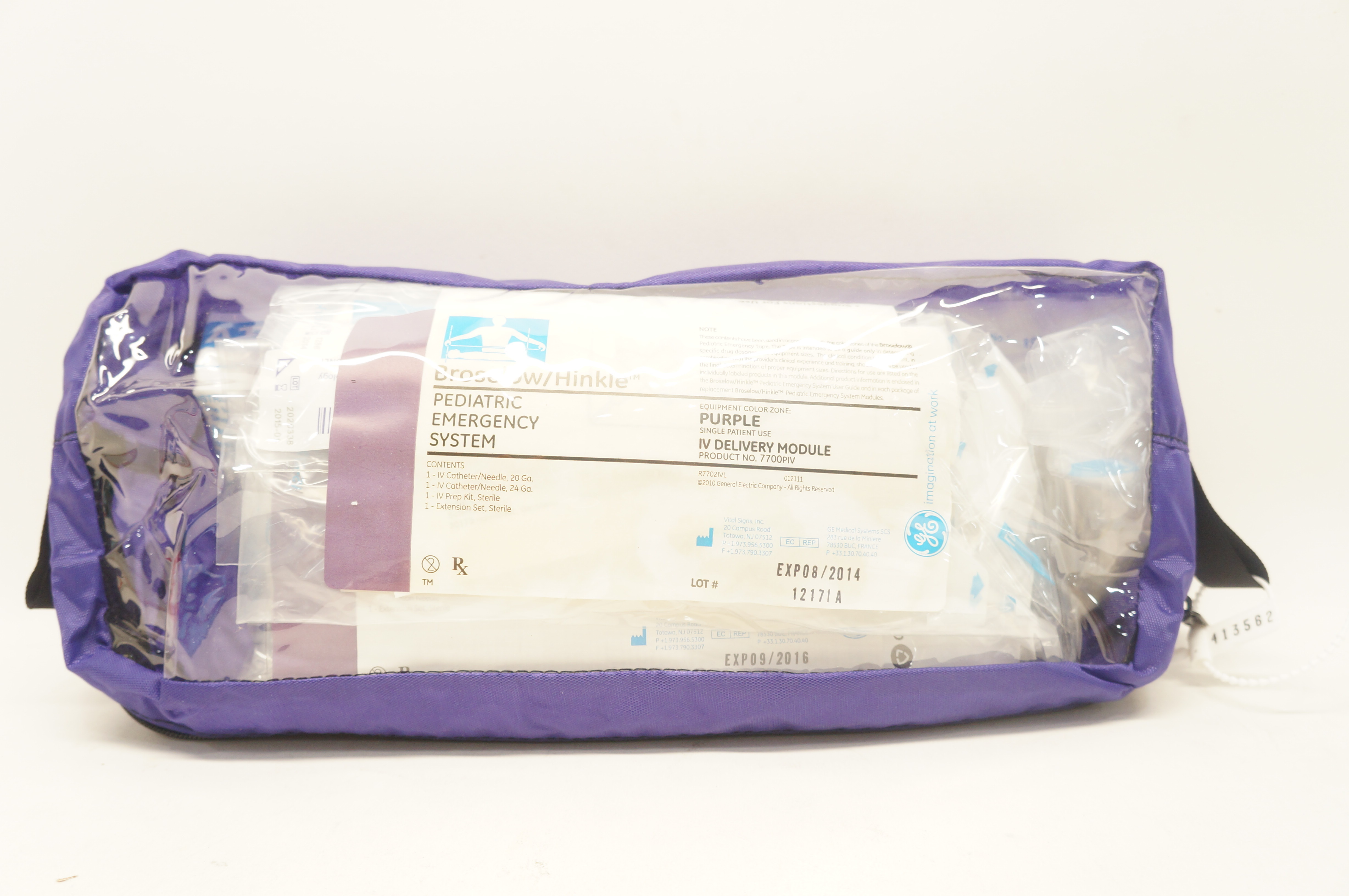 GE 7700PIV Broselow/Hinkle Purple IV Delivery Module (x)