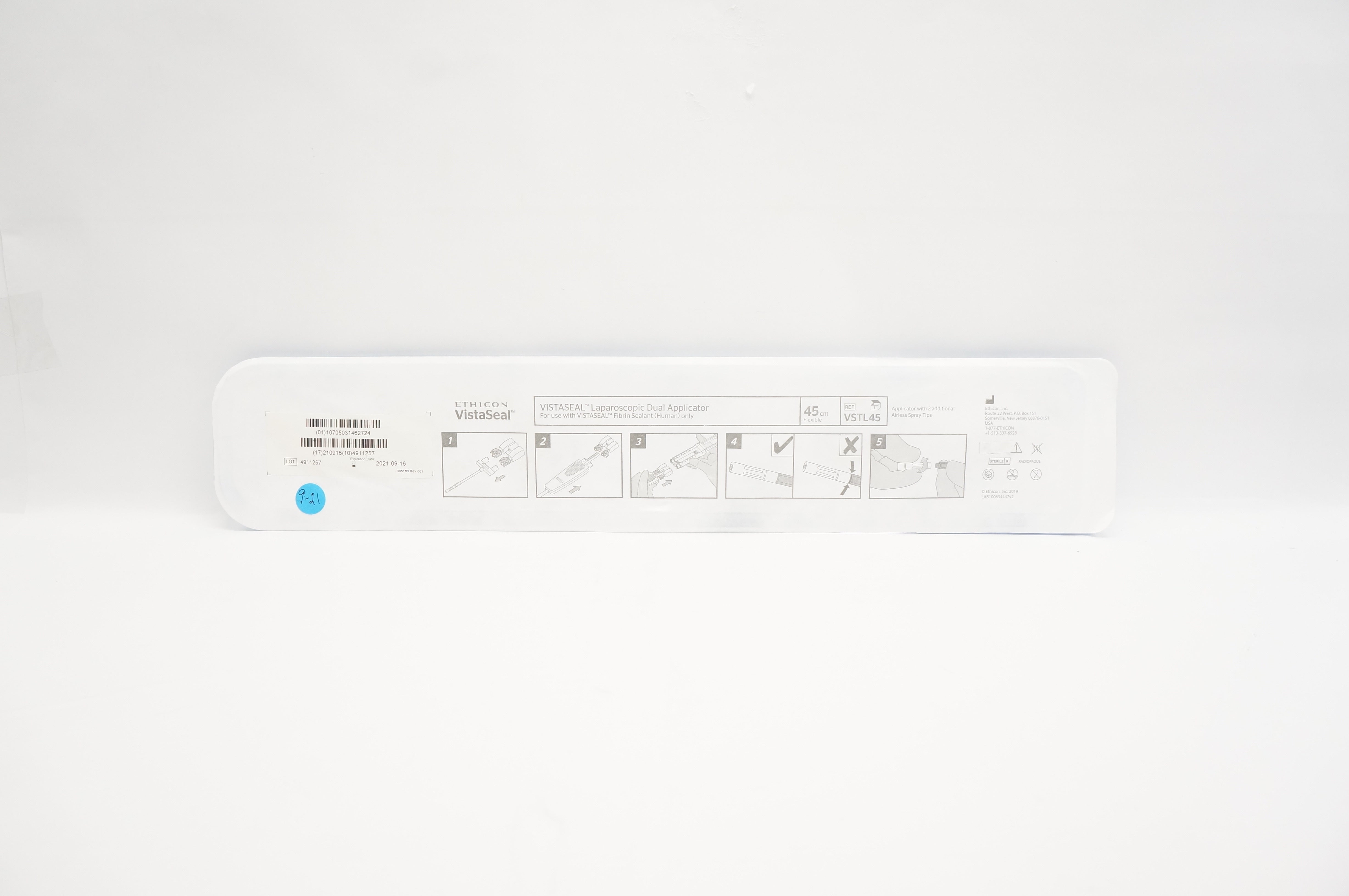 Ethicon VSTL45 VistaSeal Laparoscopic Dual Applicator (x)