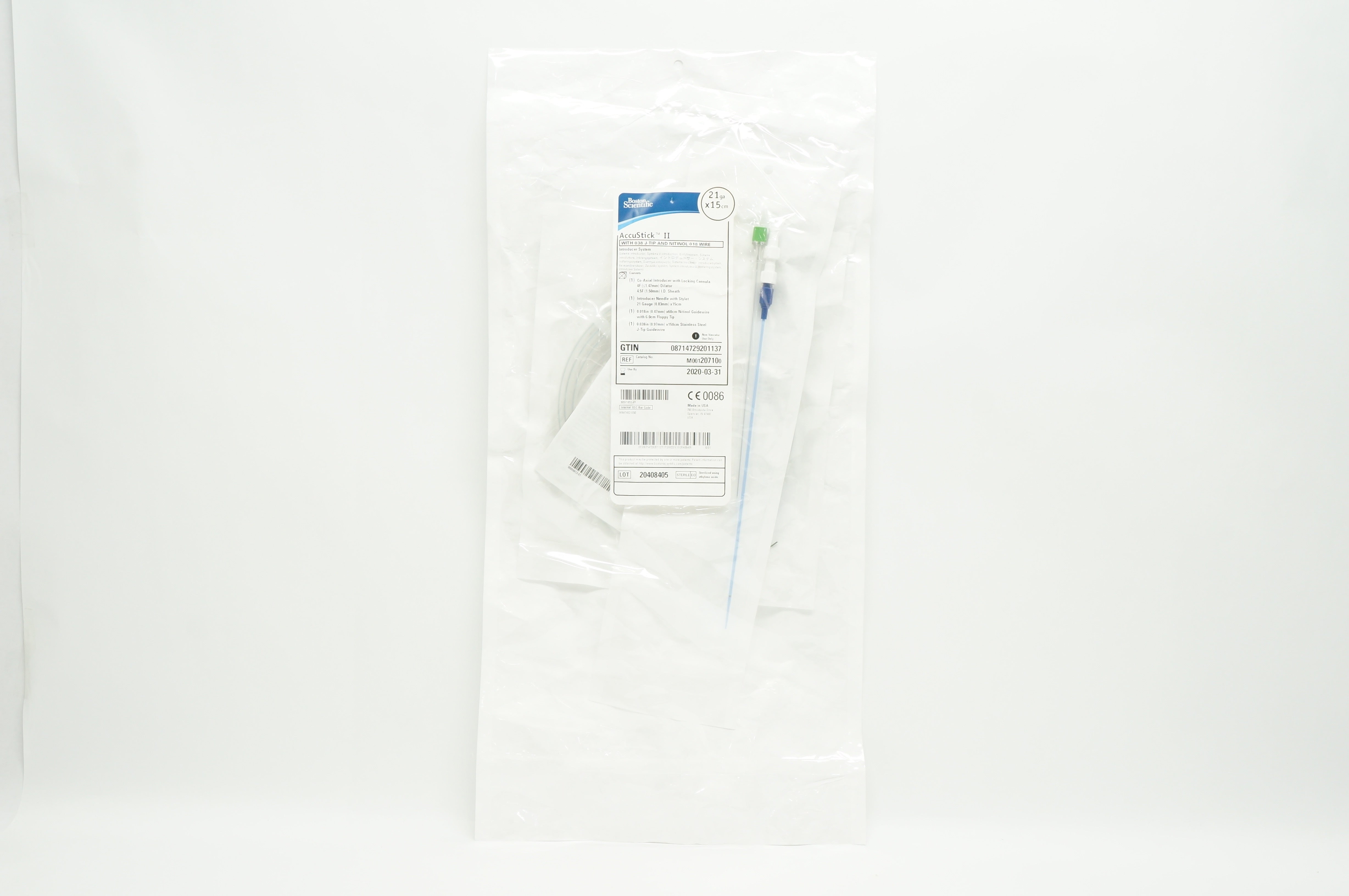 Boston Scientific 20710 AccuStick II Introducer System 21Ga x 15cm (x)