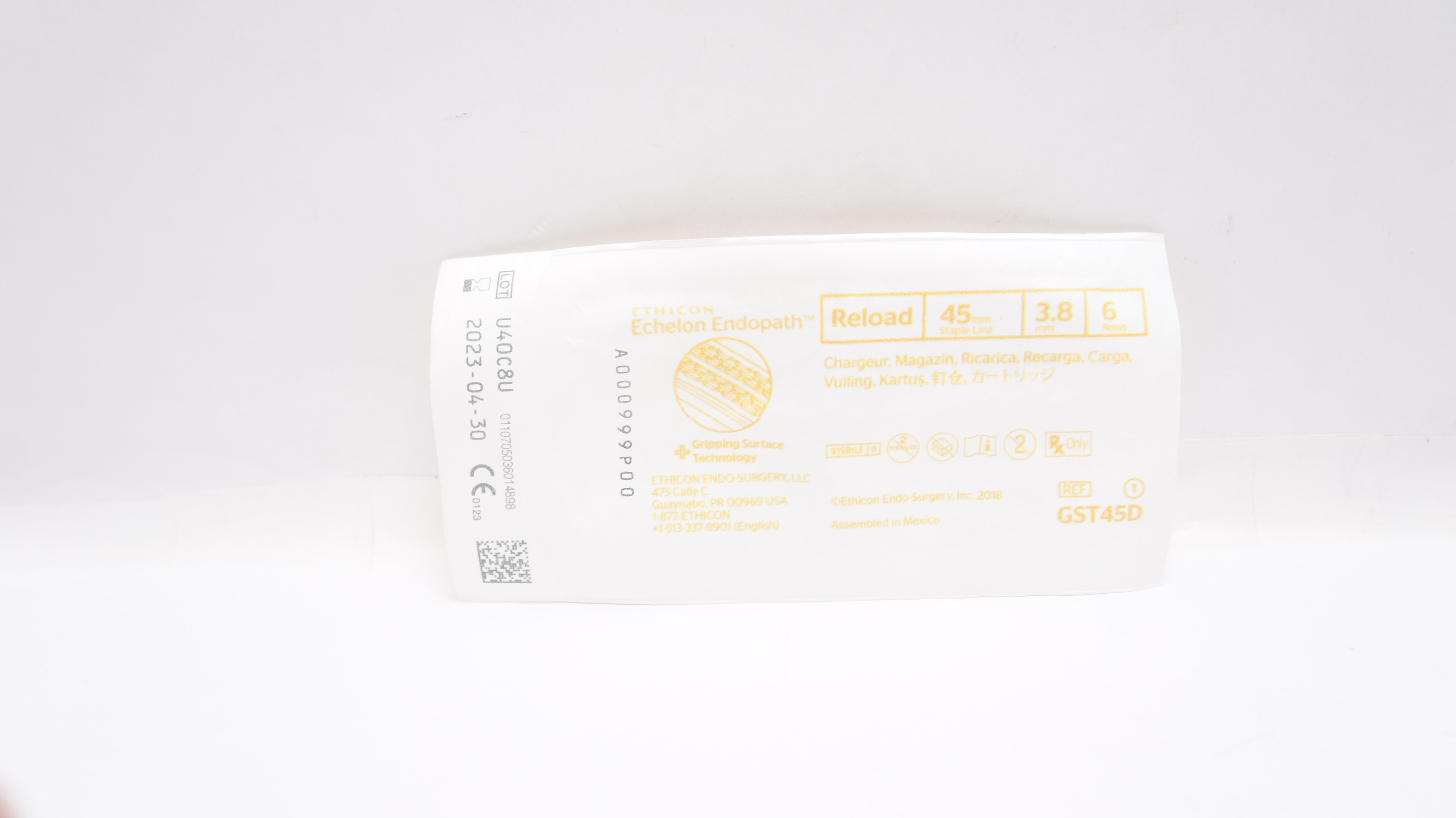 Ethicon GST45D Echelon Endopath Reload 45mm x 3.8mm 6 Rows (x)
