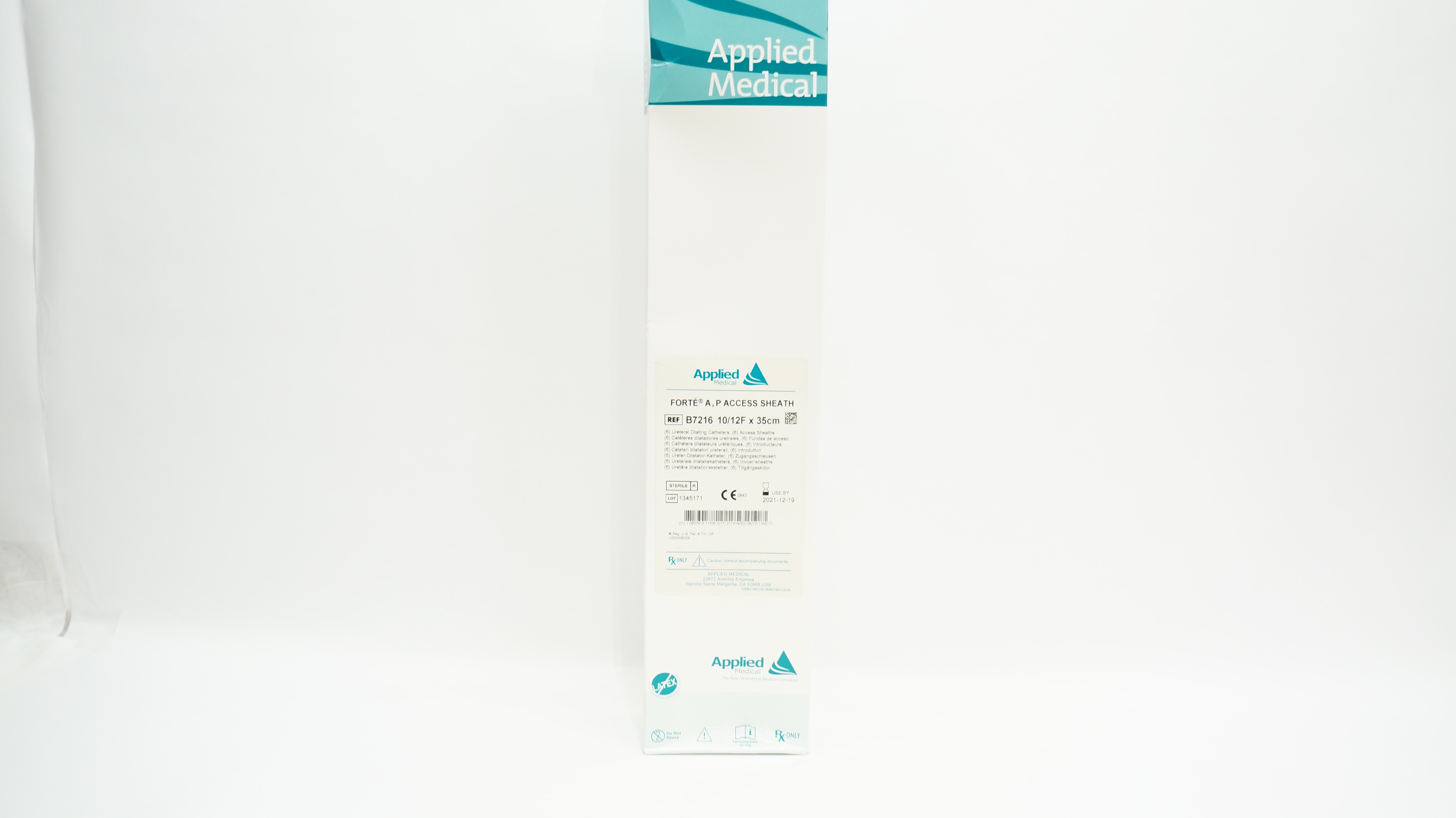 Applied Medical B7216 Forte AxP Access Sheath 10/12F x 35cm (x) - Box of 6