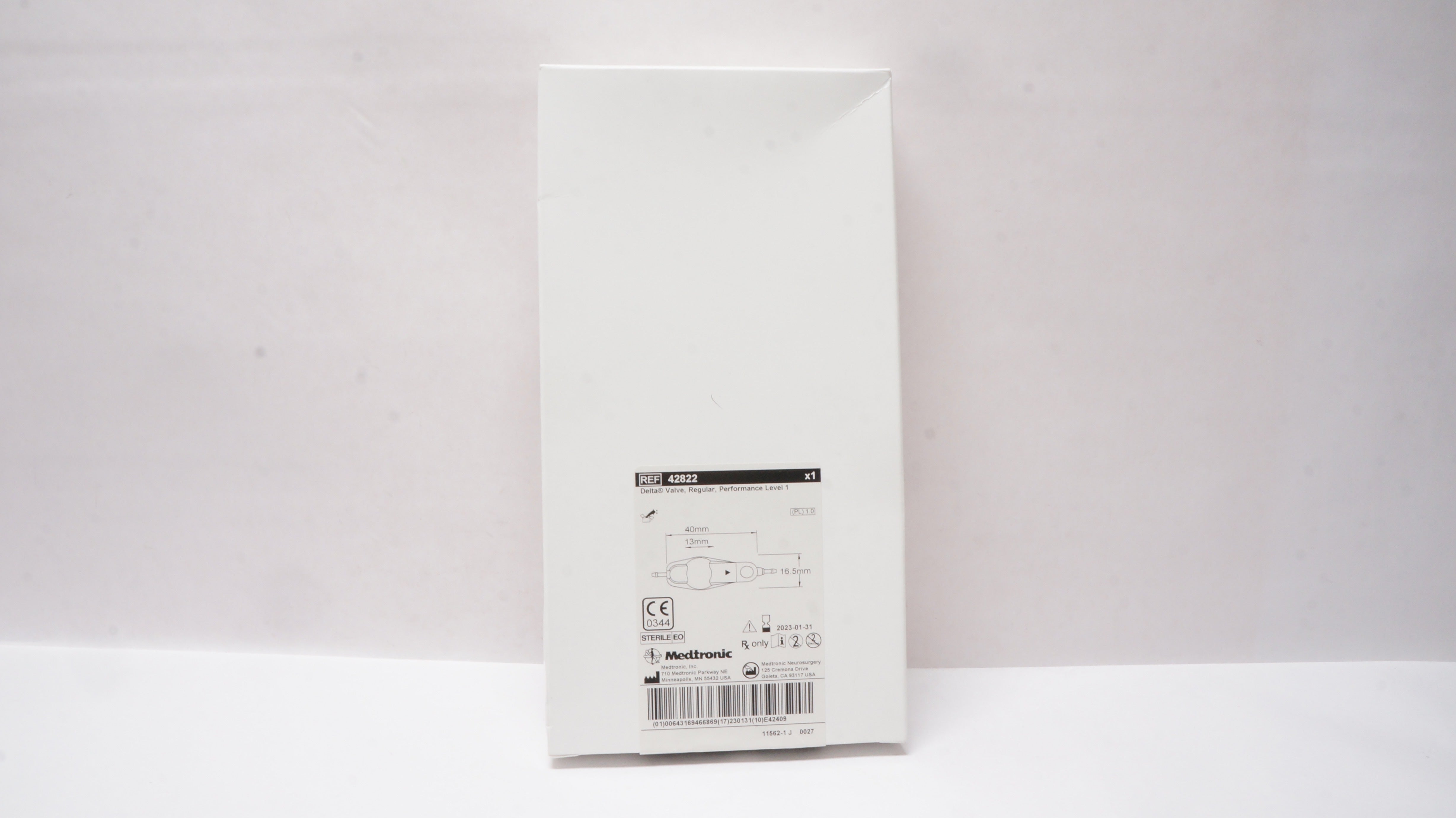 Medtronic 42822 Delta Valve Regular Performance Level 1 (x)