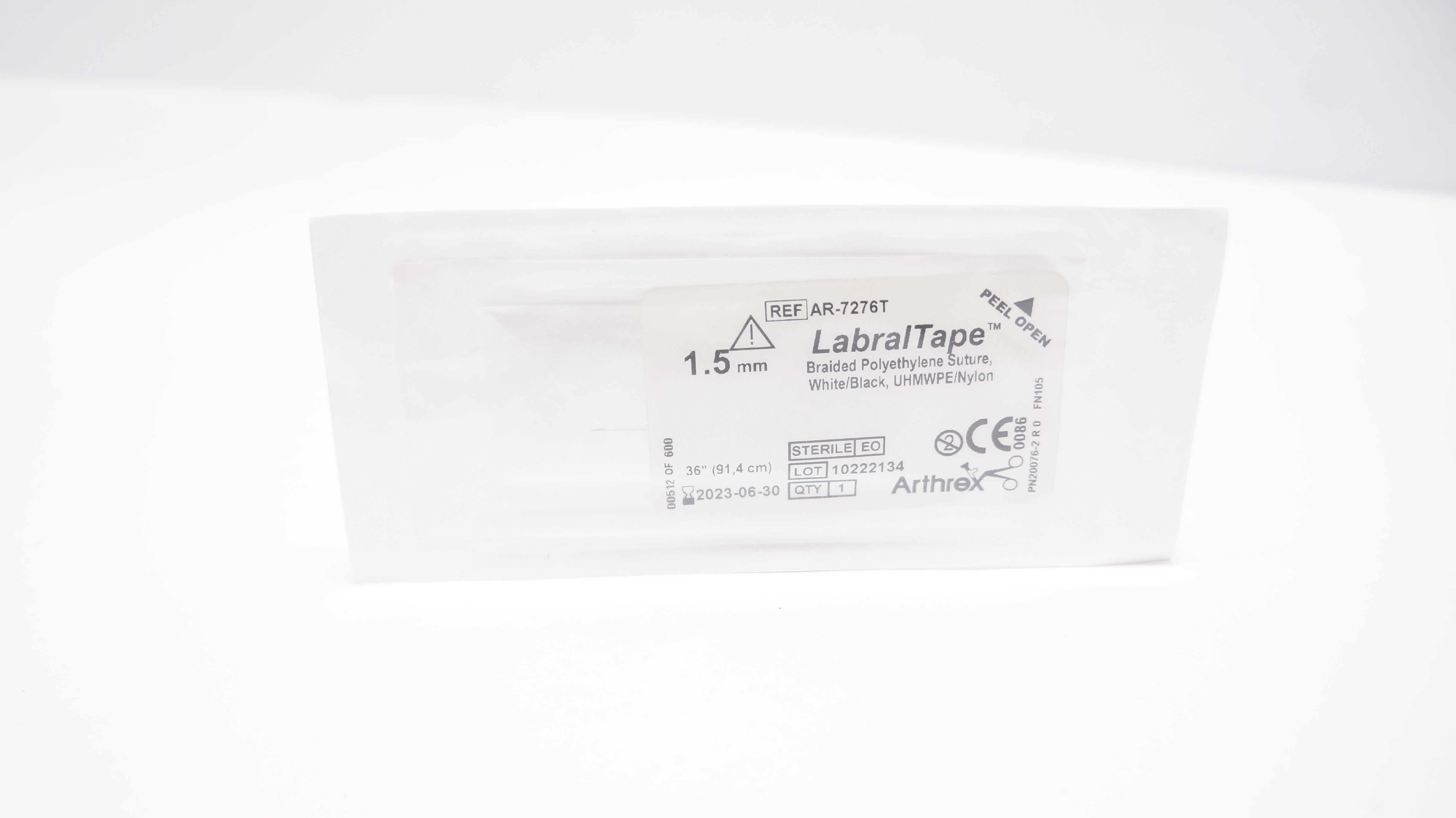 Arthrex AR-7276T LabralTape  Braided Polyethylene Stre. 1.5mm,  36inch (x)