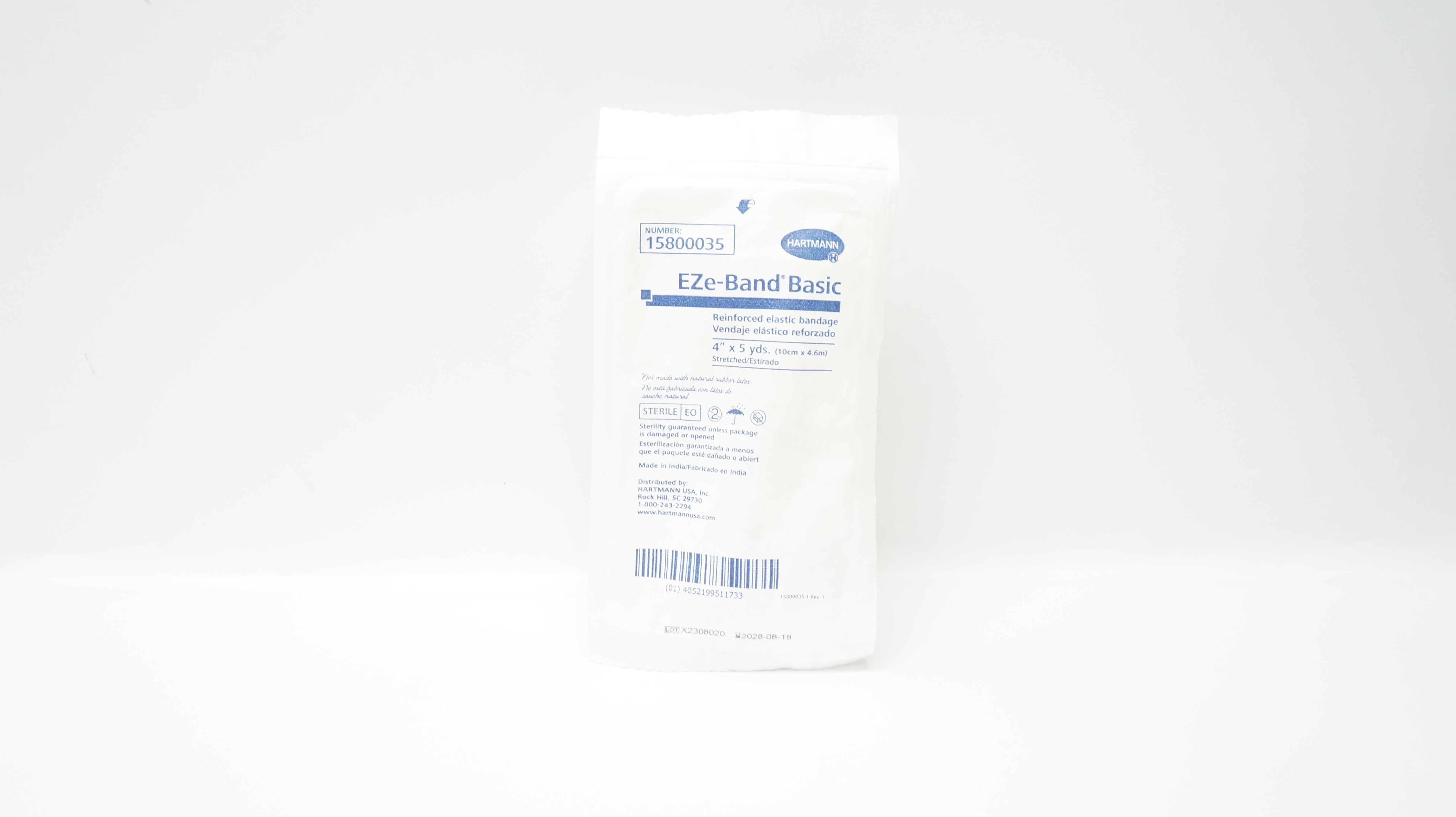 Hartmann 15800035 EZe-Band Reinforced Elastic Bandage 4inch x 5yds