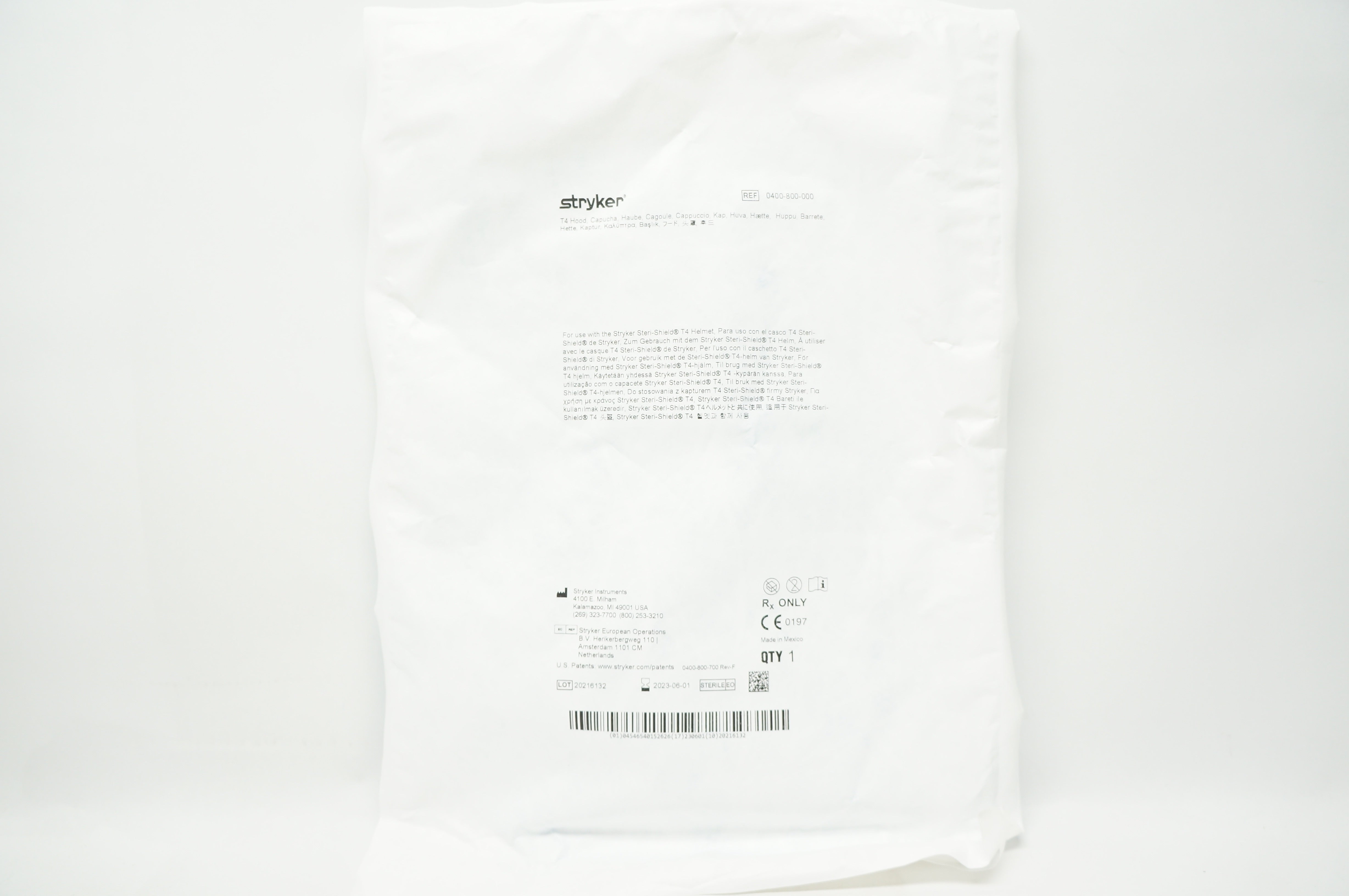 Stryker Instruments 0400-800-000 T4 Hood