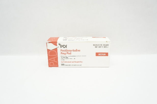 PDI B40600 Povidone-Iodine Prep Pad, Medium 2.0 x 2.5inch - Box of 74