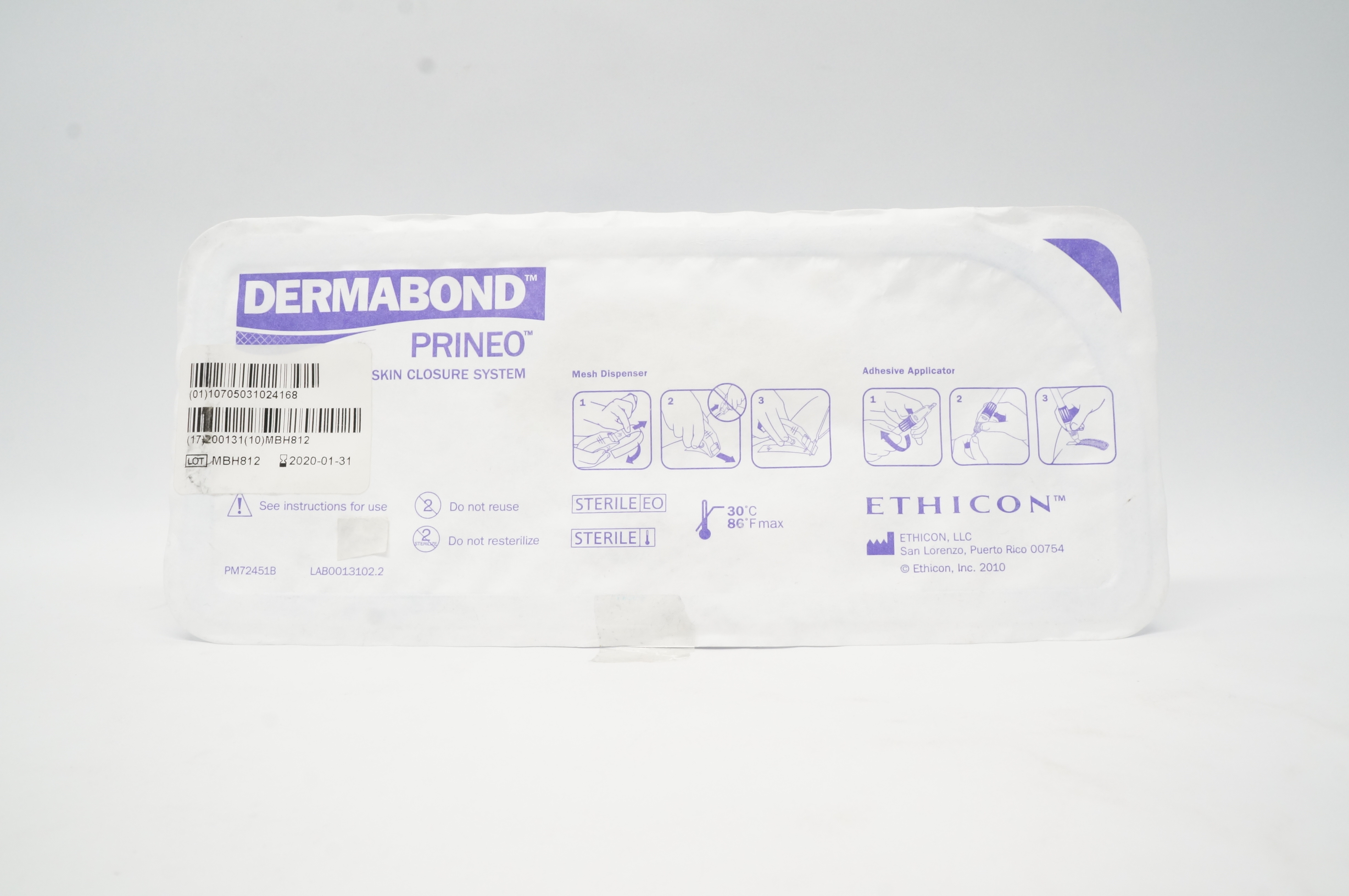 Ethicon Dermabond Prineo Skin Closure System (x)