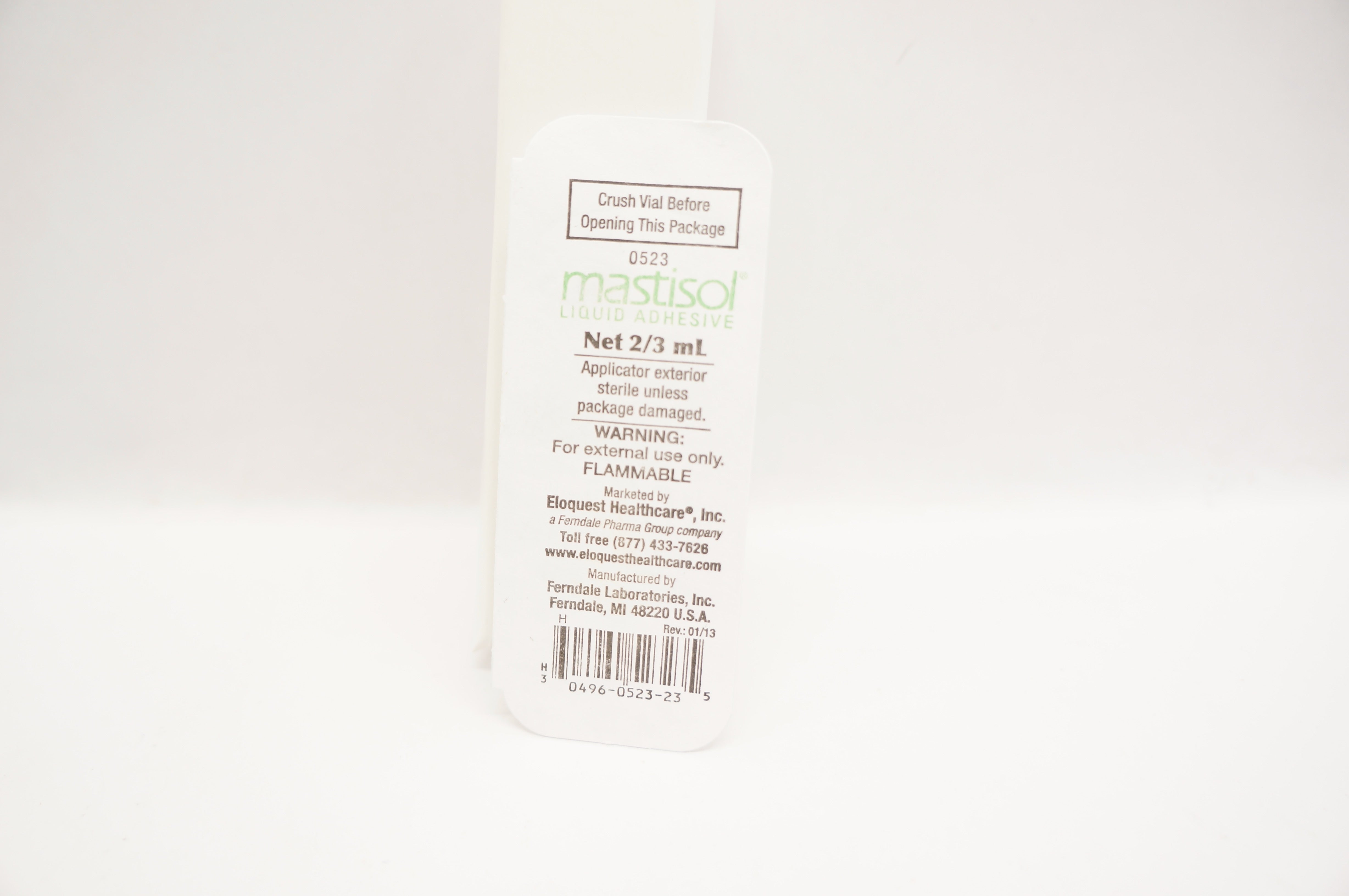 Ferndale Laboratories 0523 Mastisol Liquid Adhesive 2/3mL