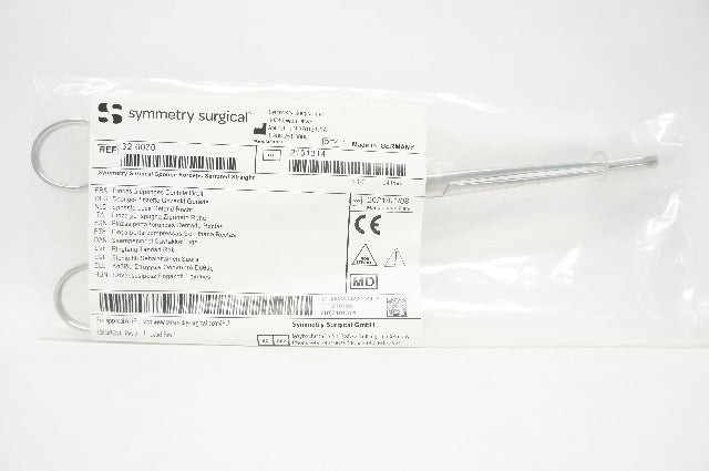 Symmetry Surgical 32-6030 Sponge Forceps Serrated Straight 241 mm