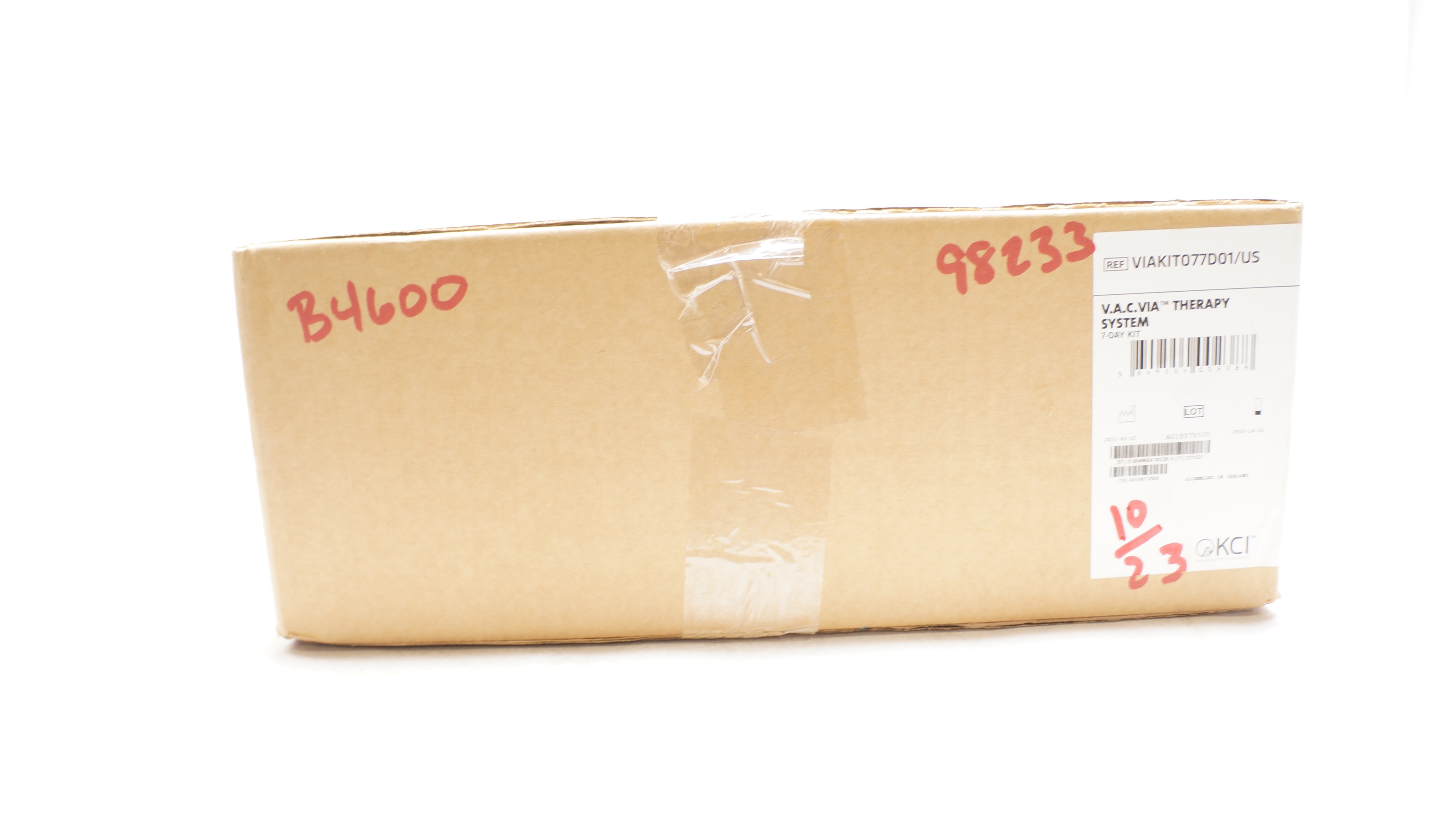 KCI VIAKIT077D01 V.A.C. Via Negative Pressure Wound Therapy System 7 Day Kit (x)