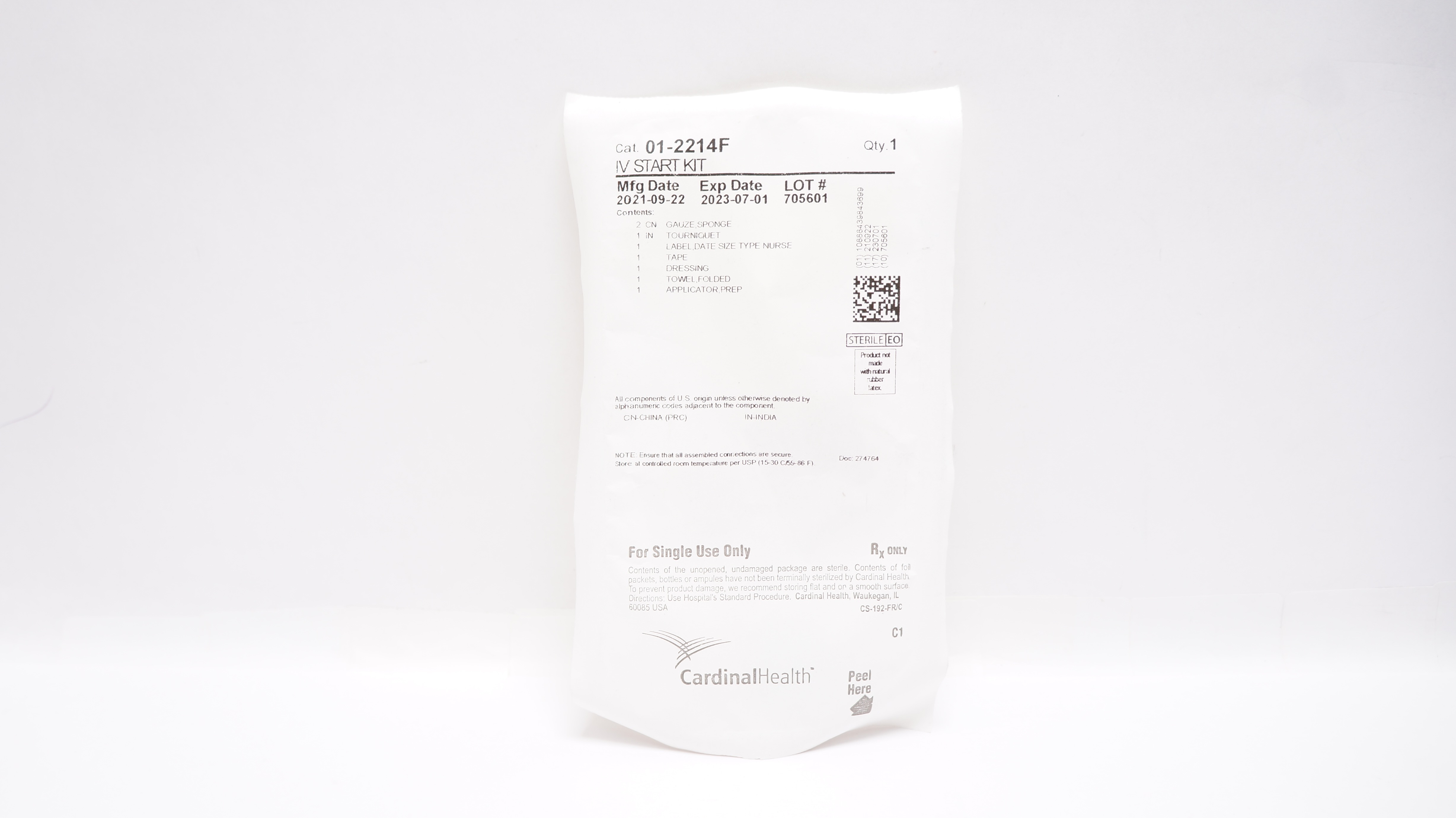 Cardinal Health 01-2214F  IV Start Kit (x)